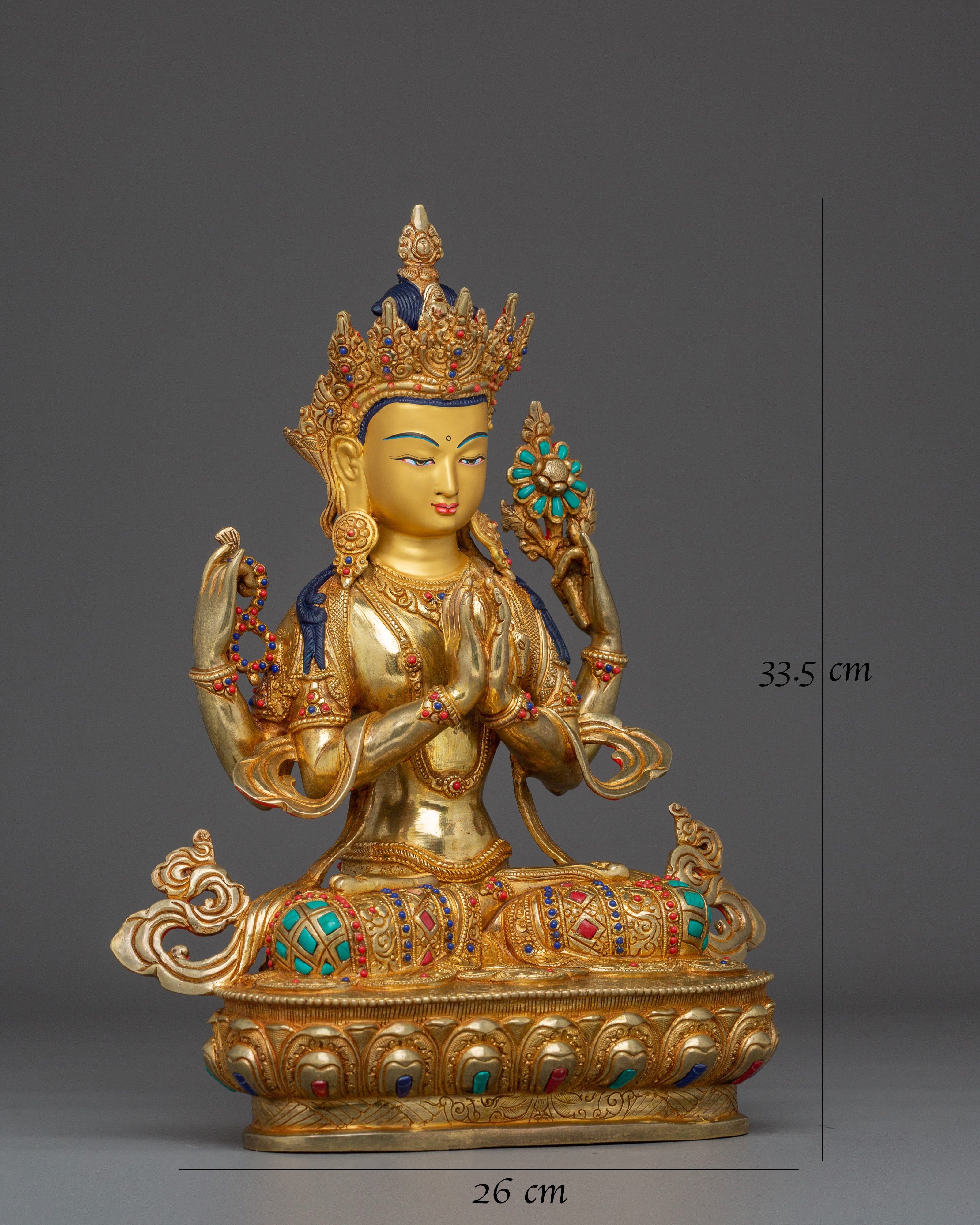 Golden Art of Bodhisattva Chenrezig