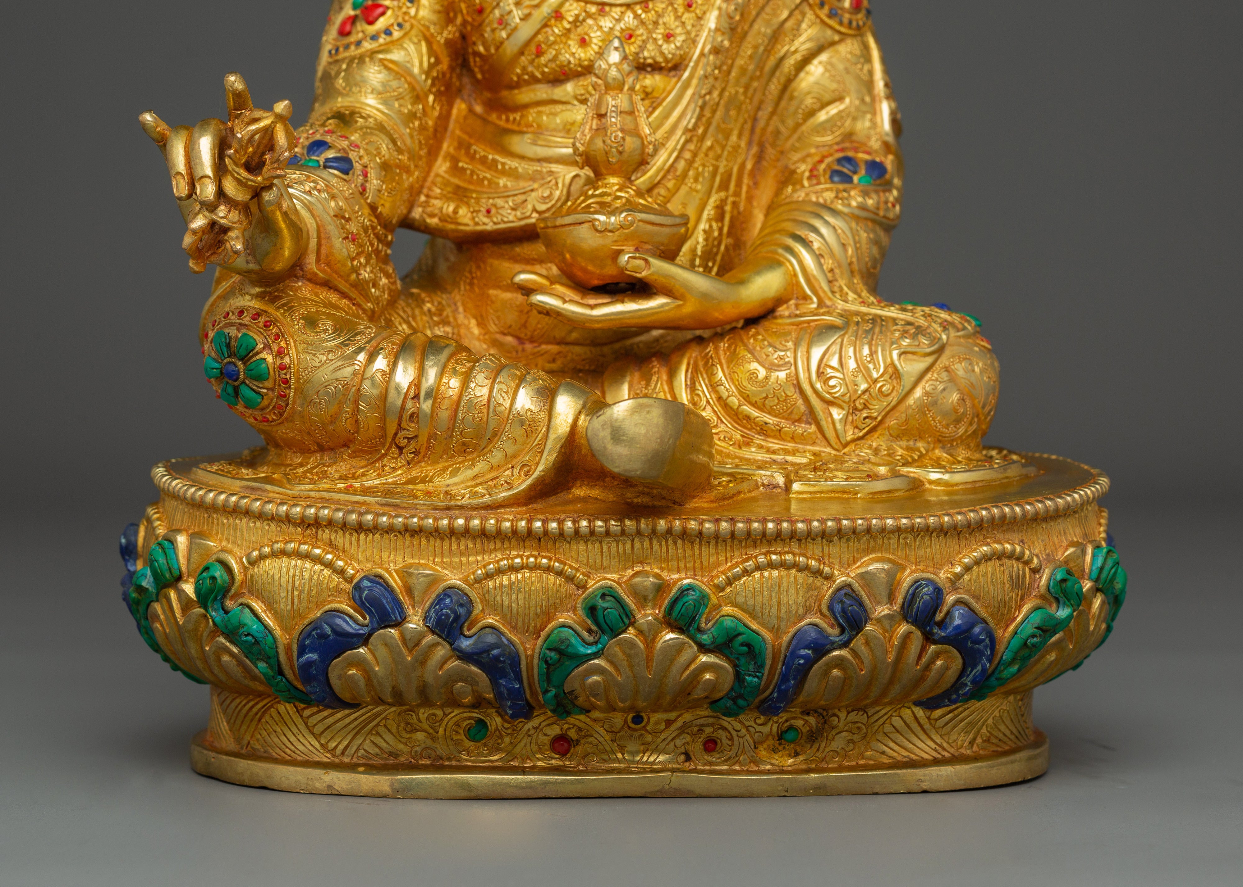 Guru Rinpoche, Mystic Sage | Nepali Handcrafted Icon