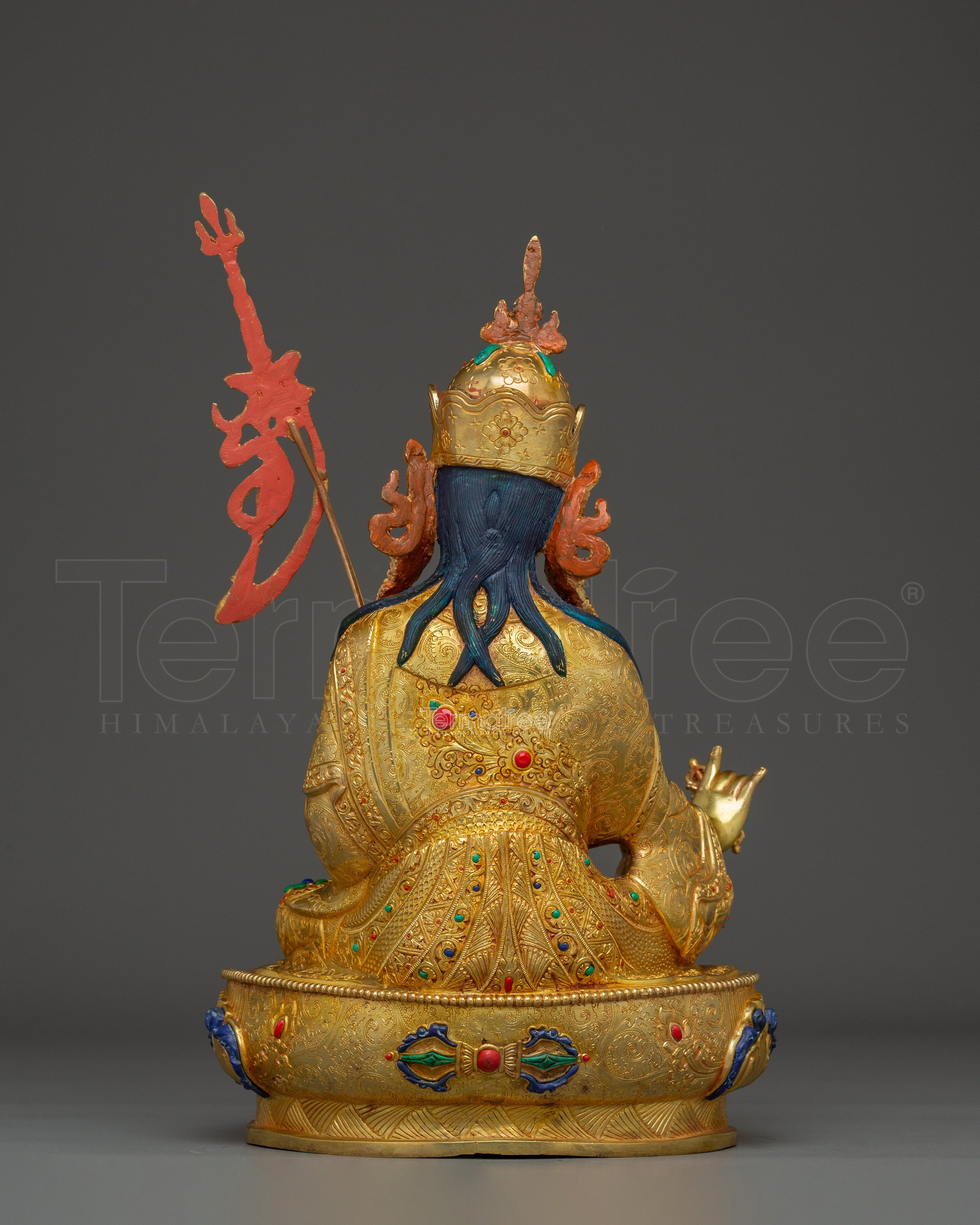 Guru Rinpoche, Mystic Sage | Nepali Handcrafted Icon