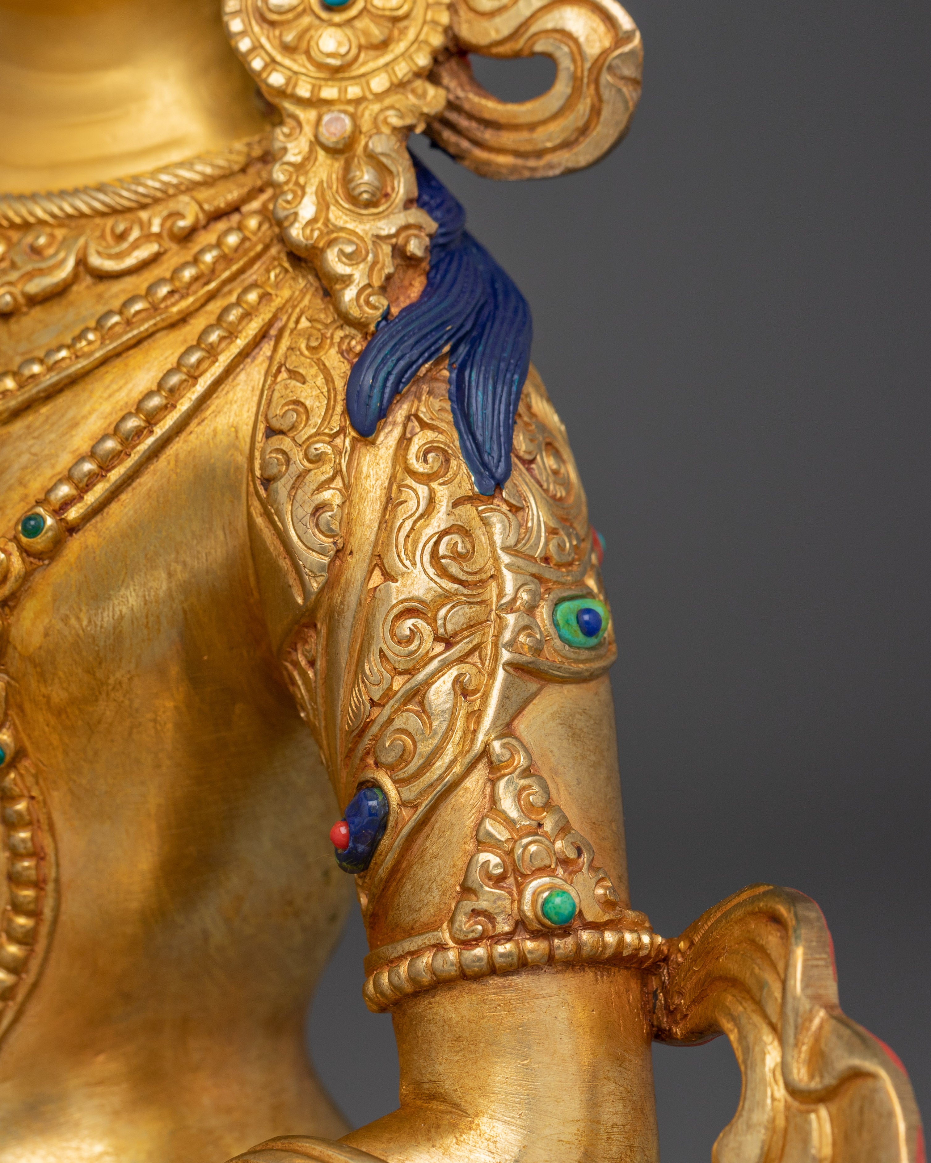 Tantric Vajrasattva Sculpture | Buddhist Statue of Purification