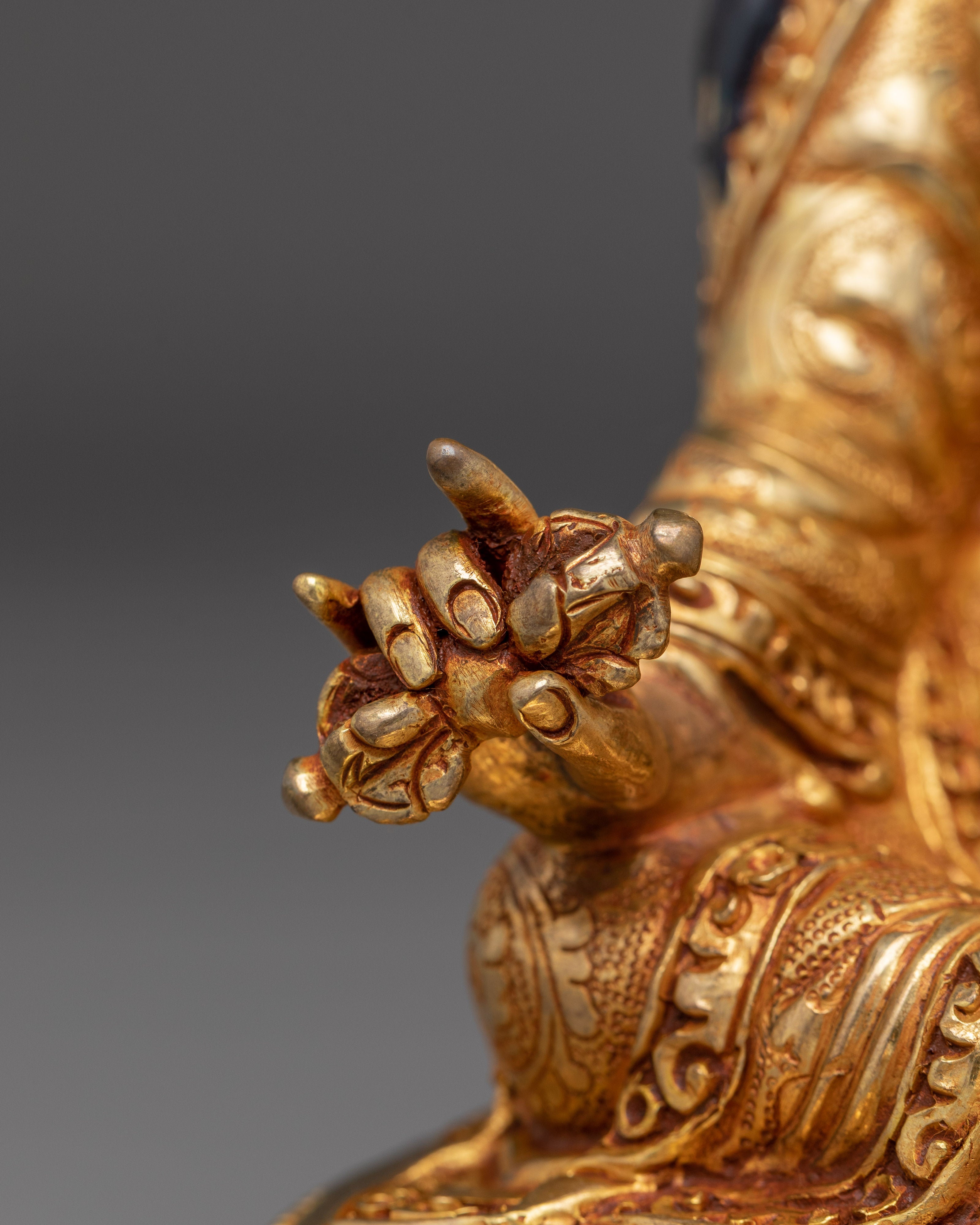 Guru Rinpoche Artwork in 24K Gold - A Symbol of Wisdom & Protection