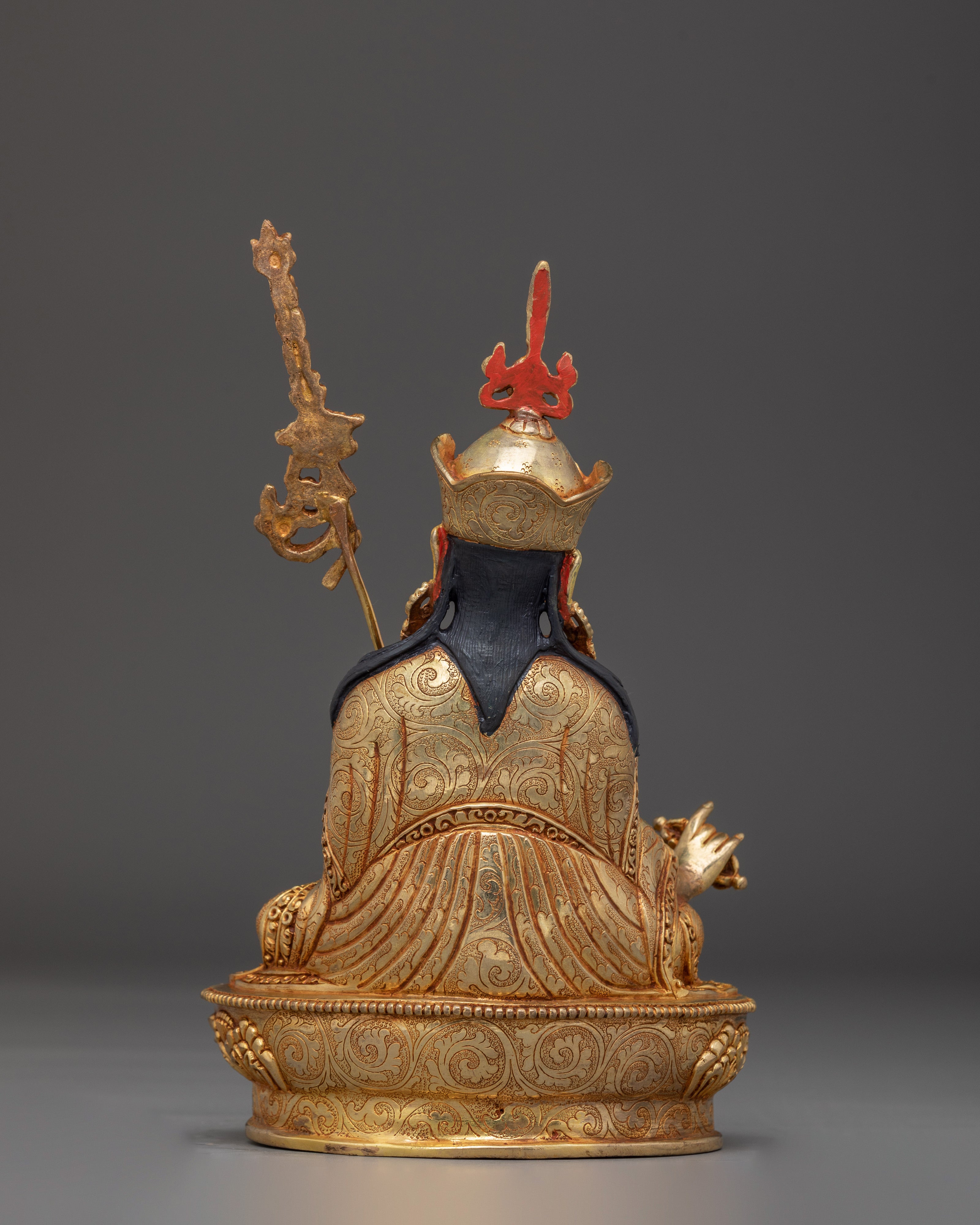 Guru Rinpoche Artwork in 24K Gold - A Symbol of Wisdom & Protection