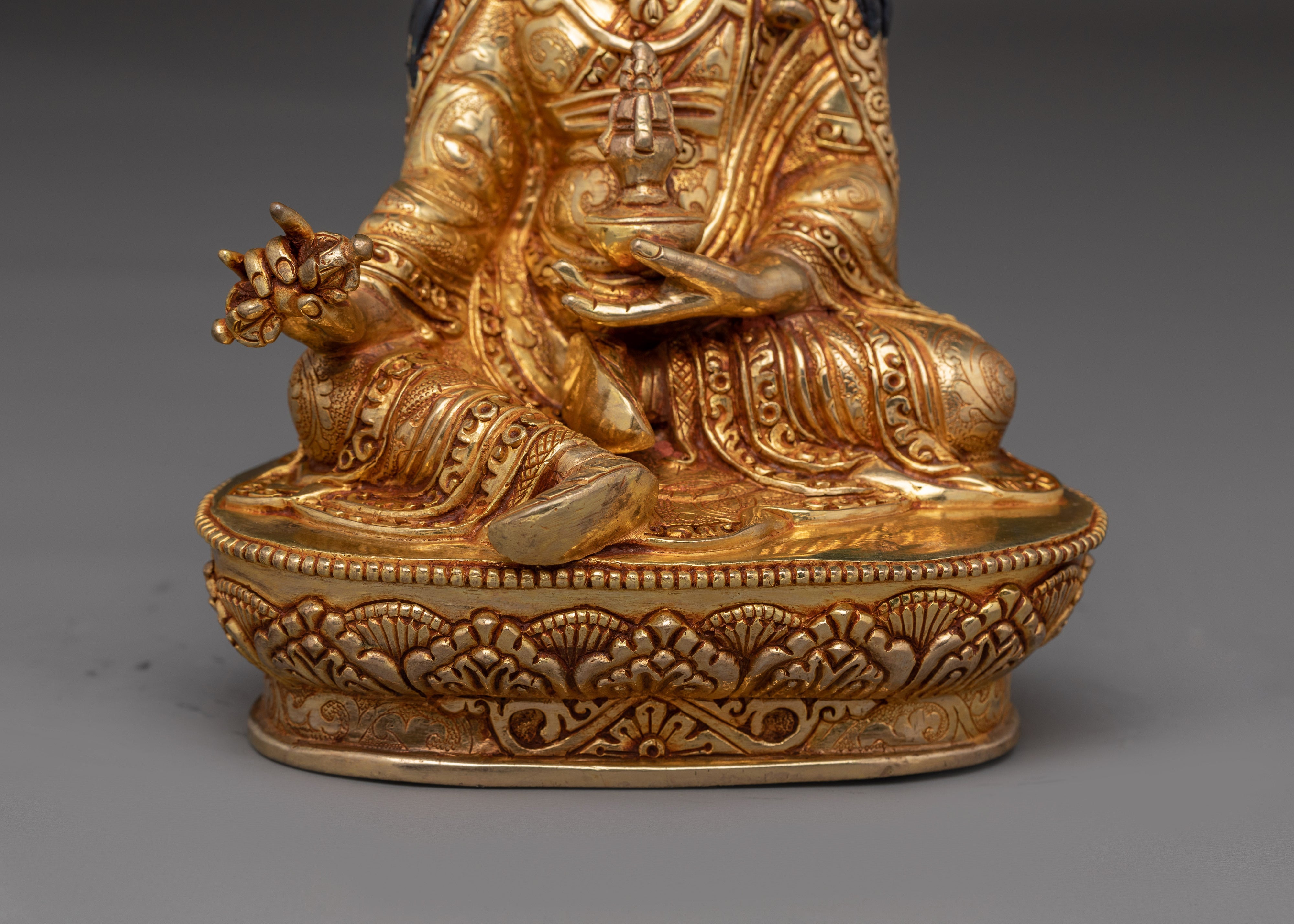 Guru Rinpoche Artwork in 24K Gold - A Symbol of Wisdom & Protection