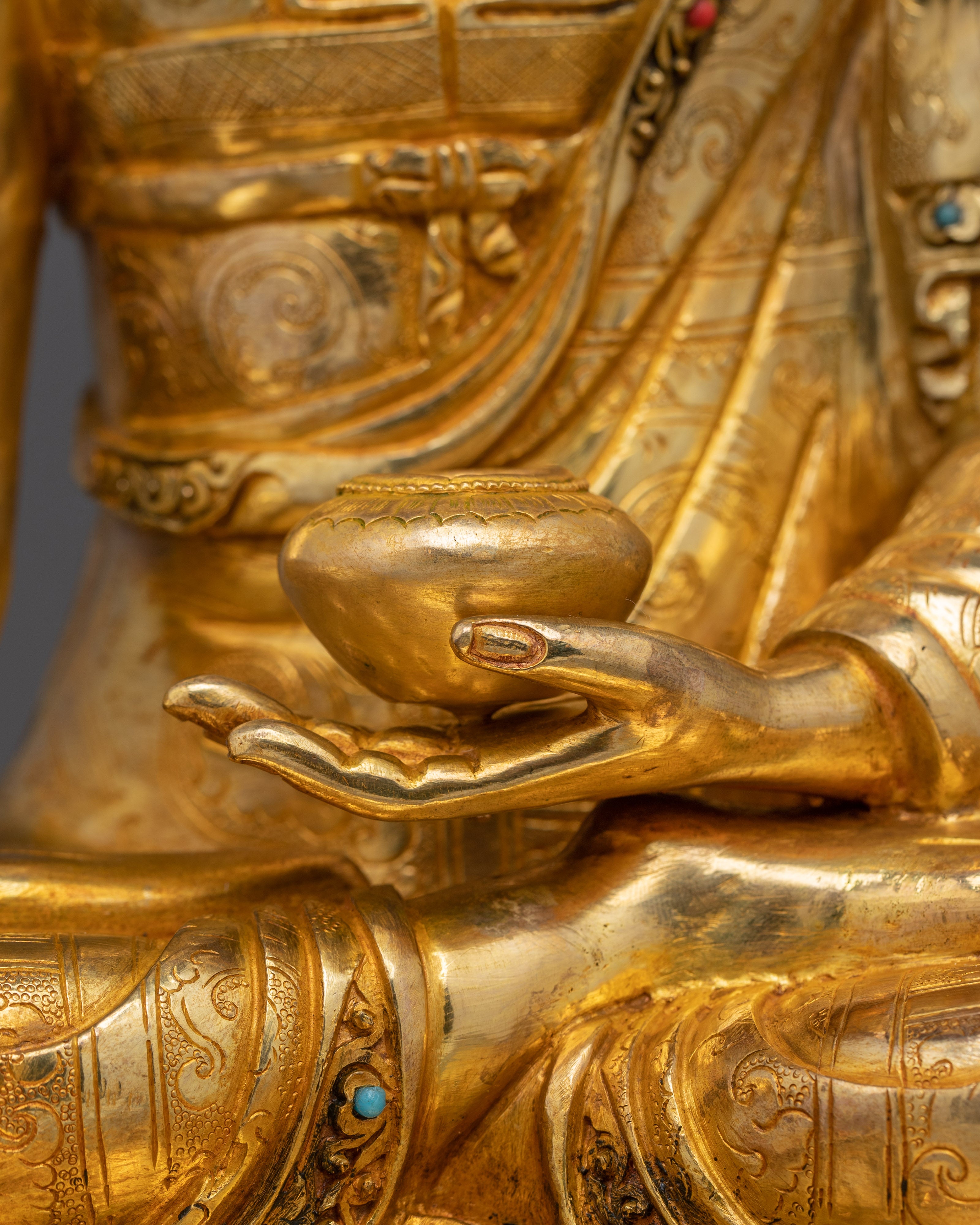 Sacred Jigten Sumgon Statue | Nepali Handcrafted Artwork