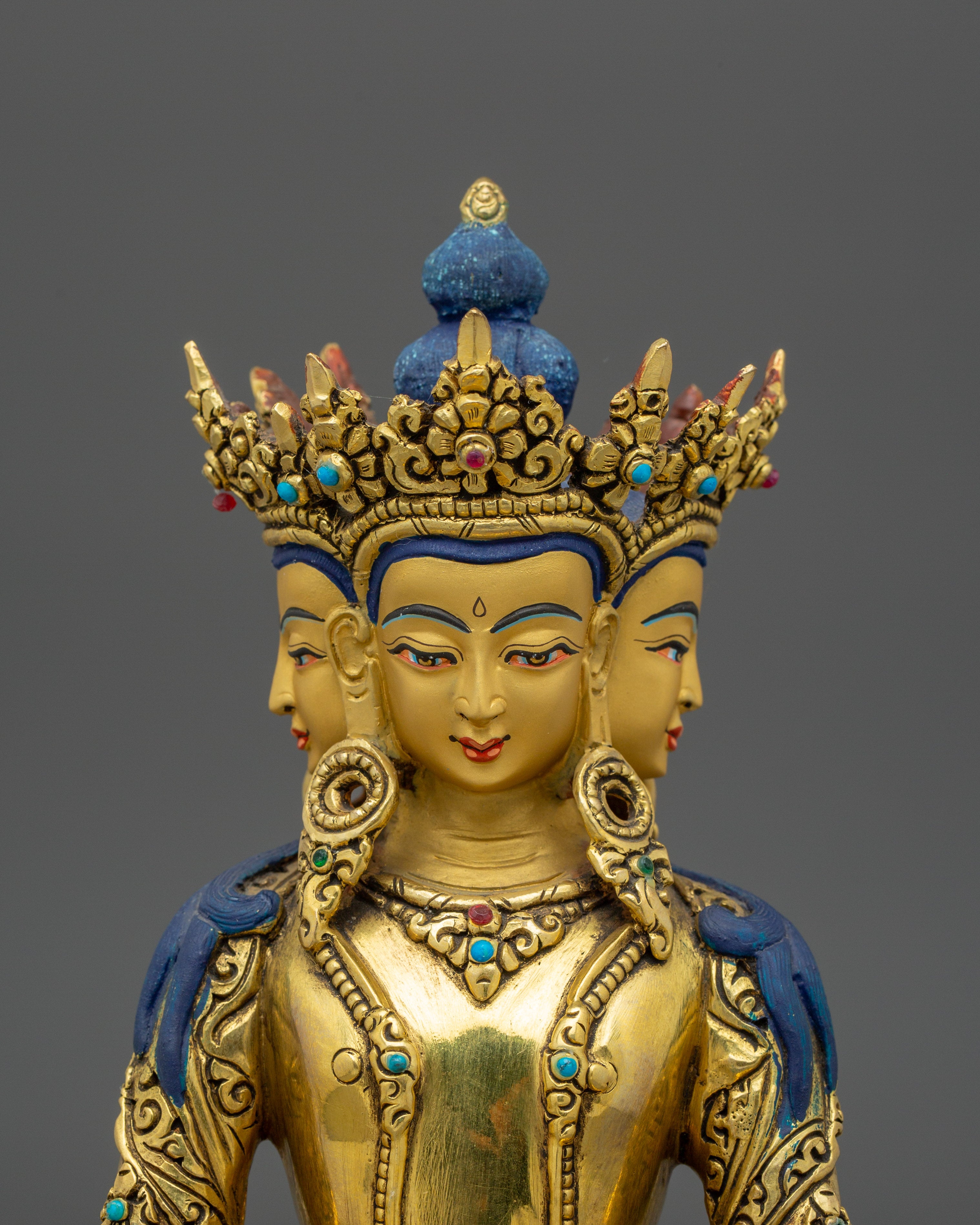 Statue of Dhyani Buddha Vairocana | The Cosmic Buddha