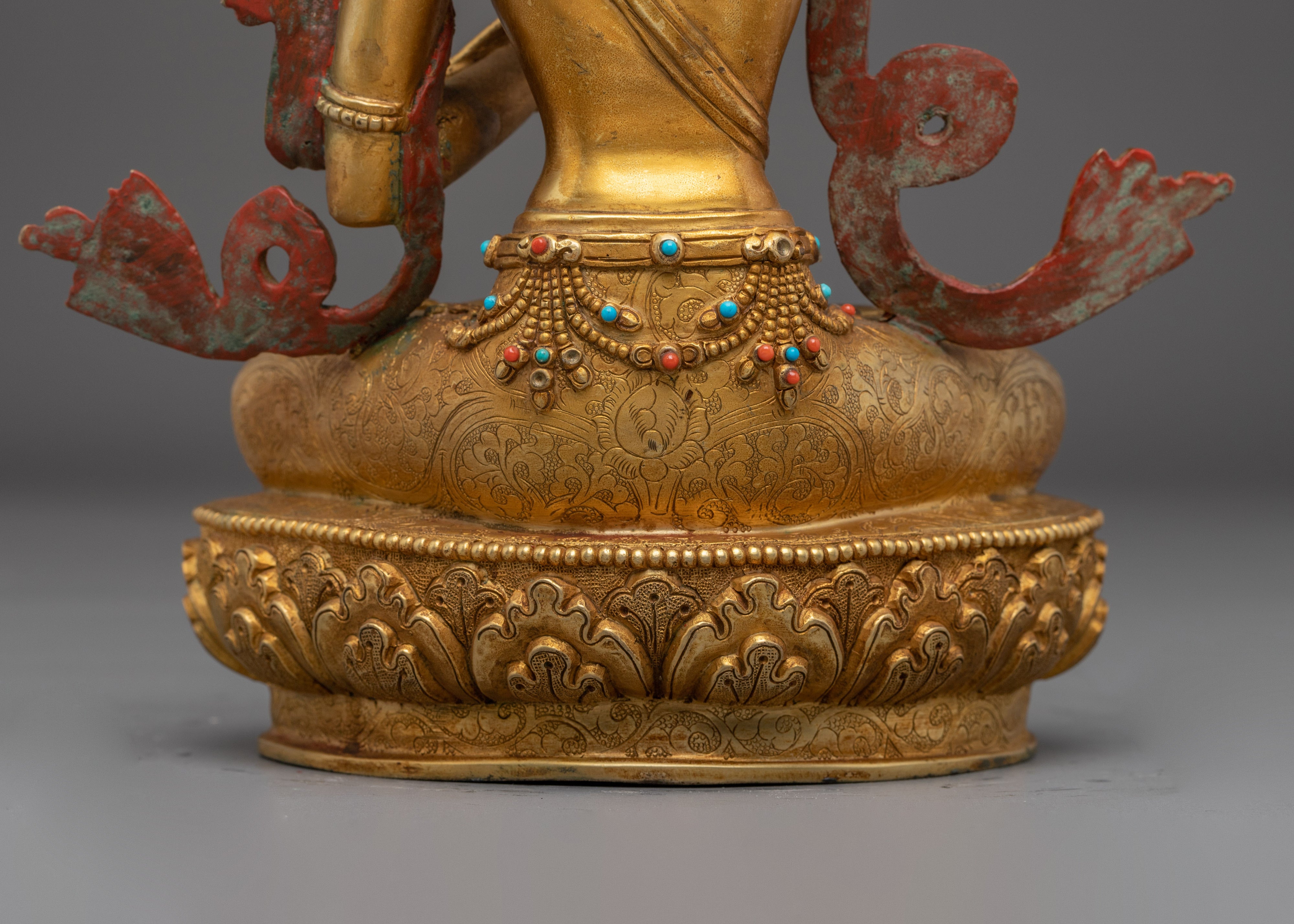 Handmade Statue of Manjushri Bodhisattva | Symbol of Wisdom