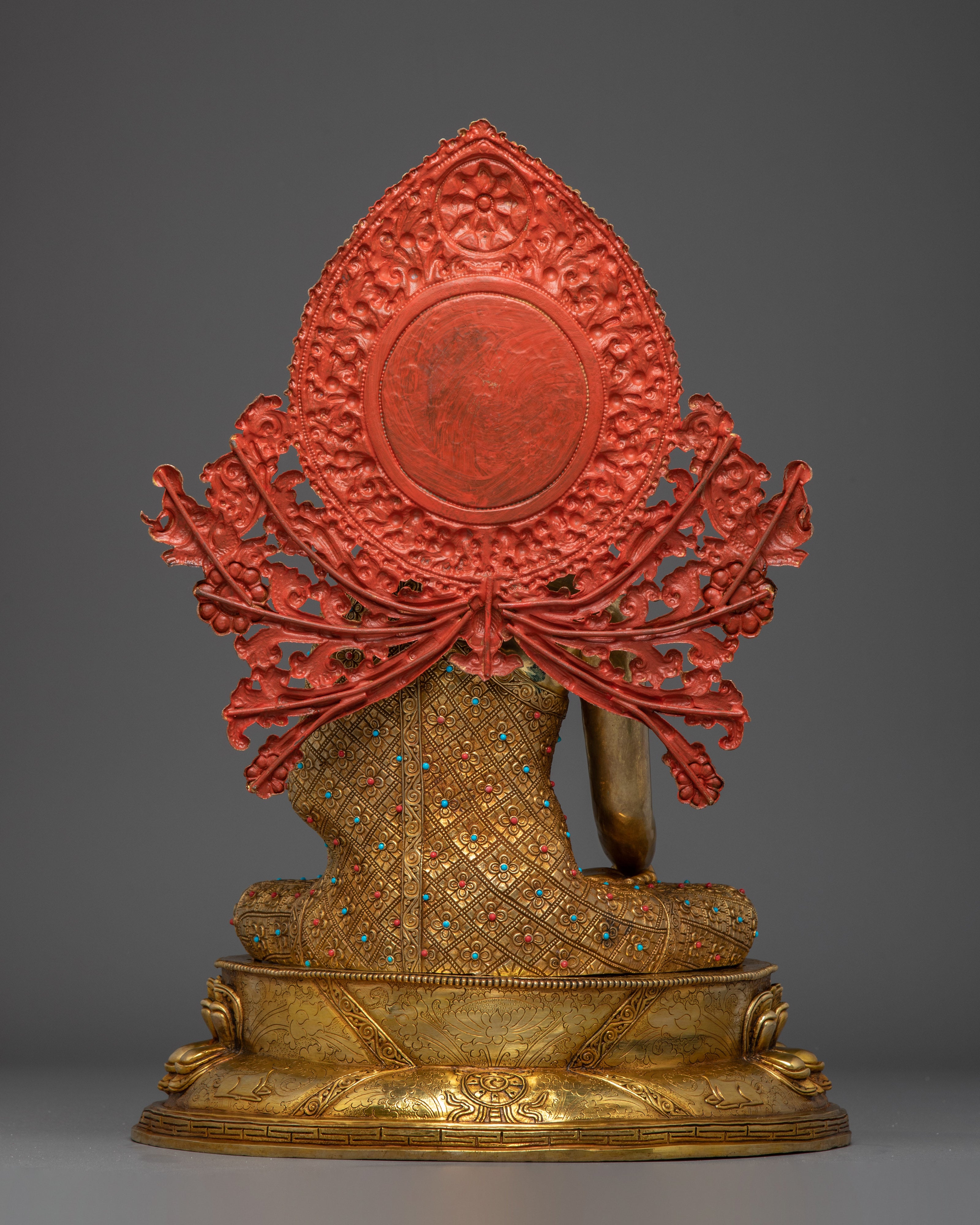 Handmade Buddha Trinity Statue: Three Buddhas of Boundless Grace