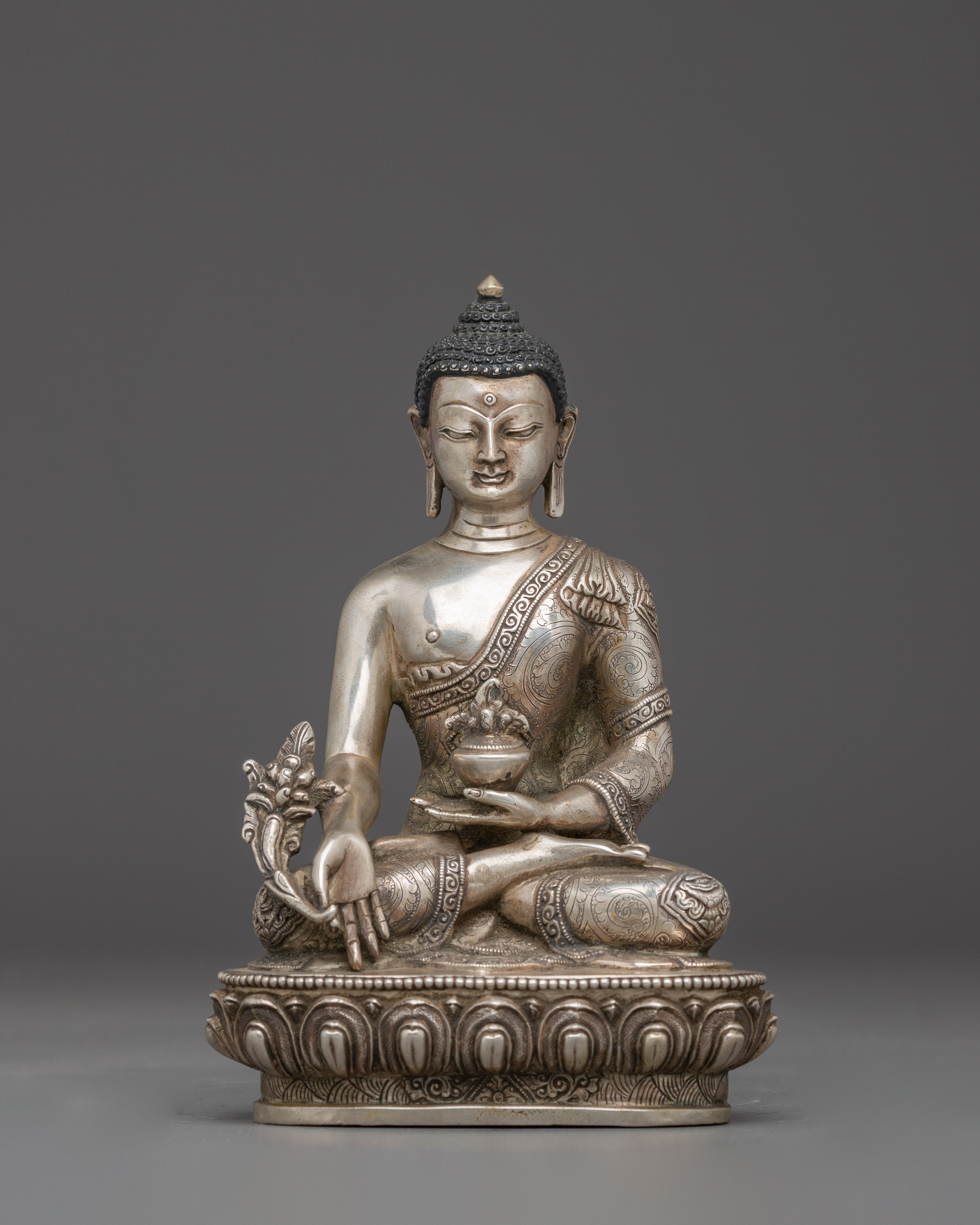 Medicine Buddha Enlighten Healing Artwork - Symbol of wellness and Enlightenment