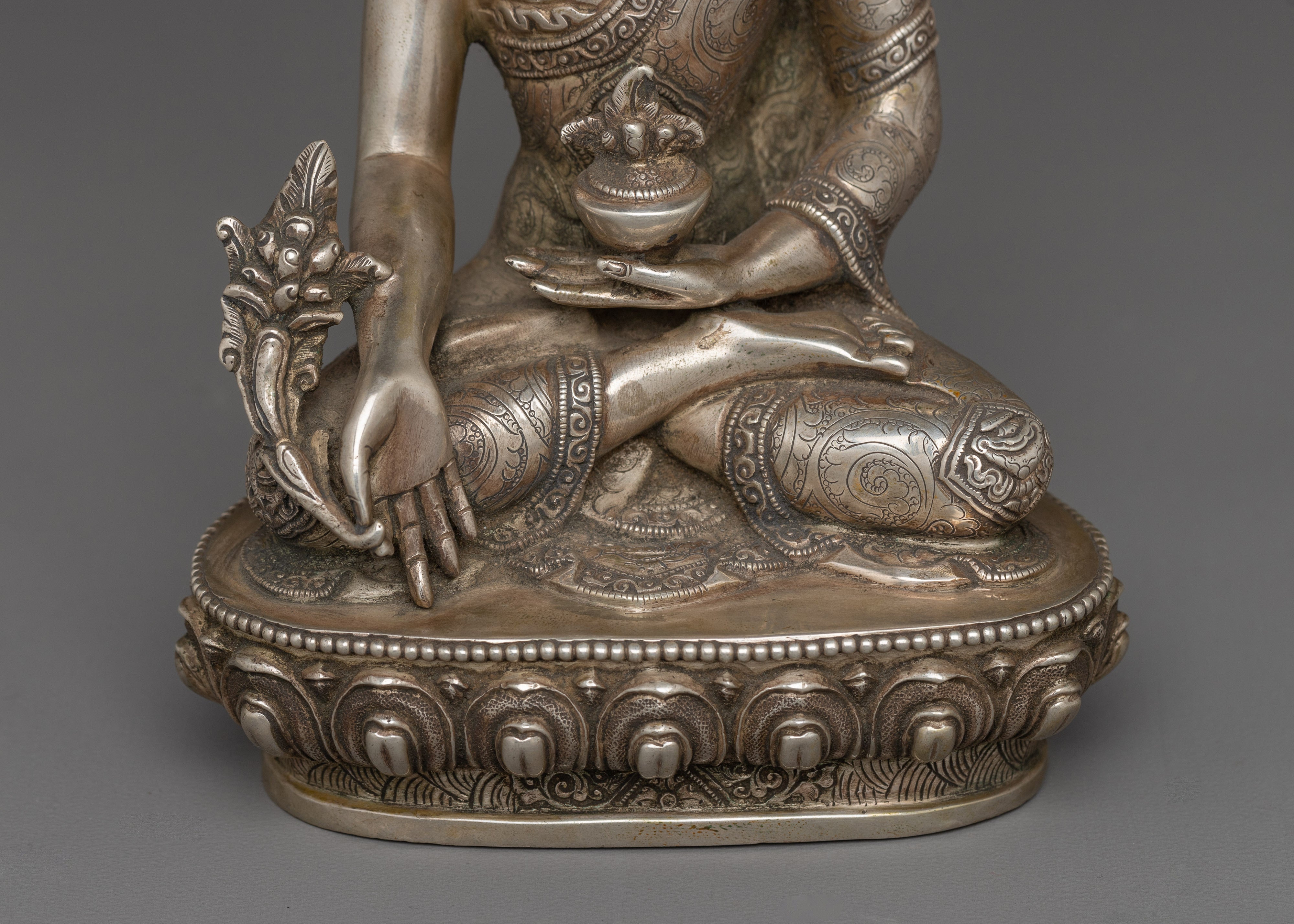 Medicine Buddha Enlighten Healing Artwork - Symbol of wellness and Enlightenment
