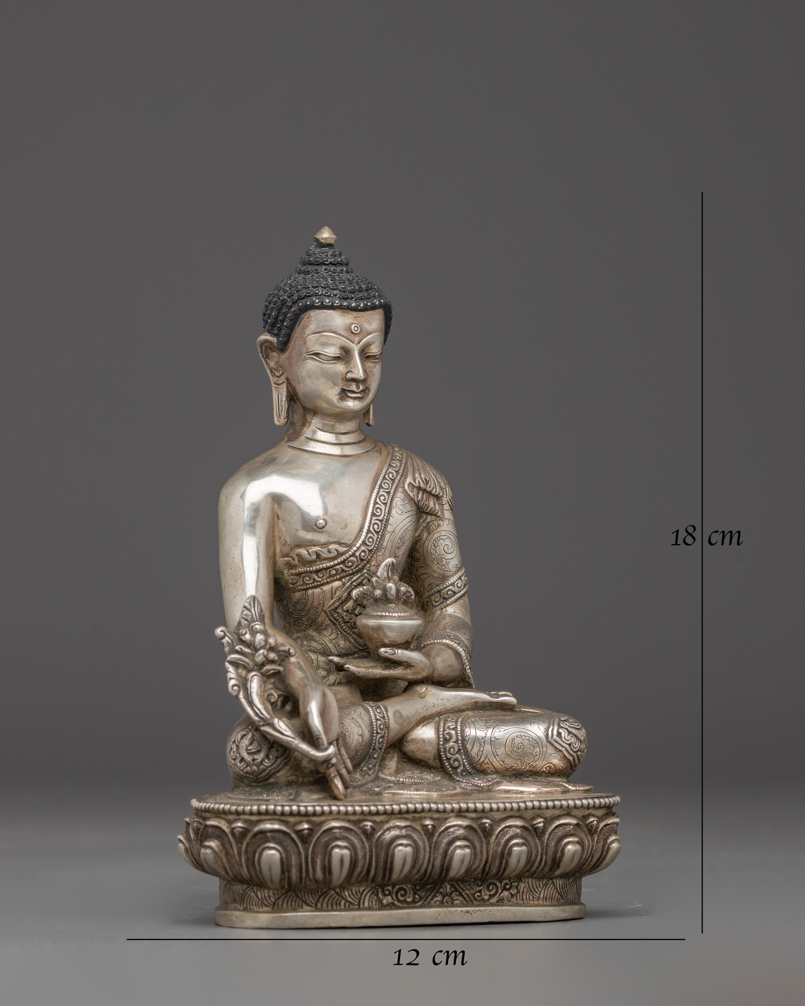 Medicine Buddha Enlighten Healing Artwork - Symbol of wellness and Enlightenment