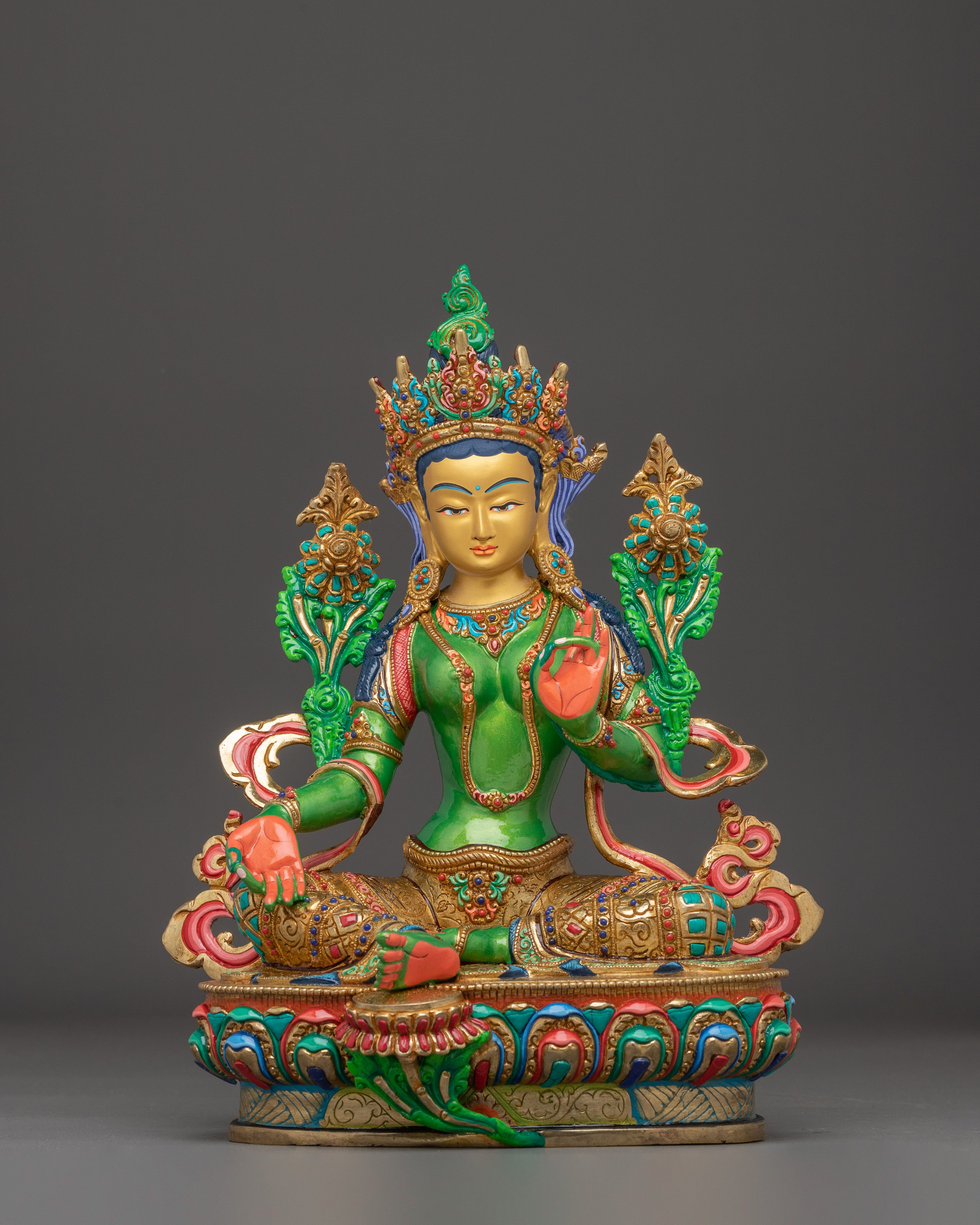 Green Tara Artwork, Divine Icon