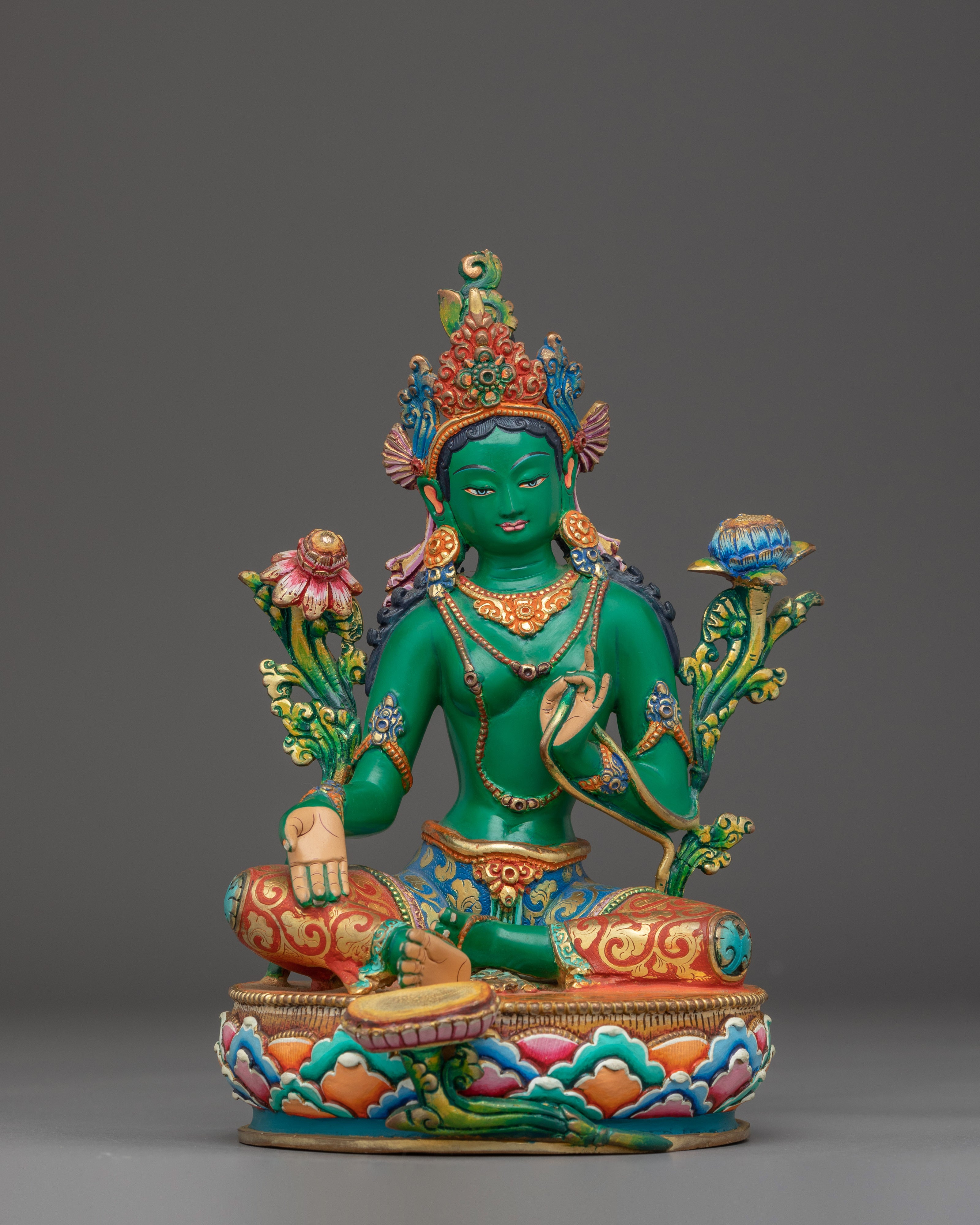 Artwork of Green Tara: Mother of Liberation