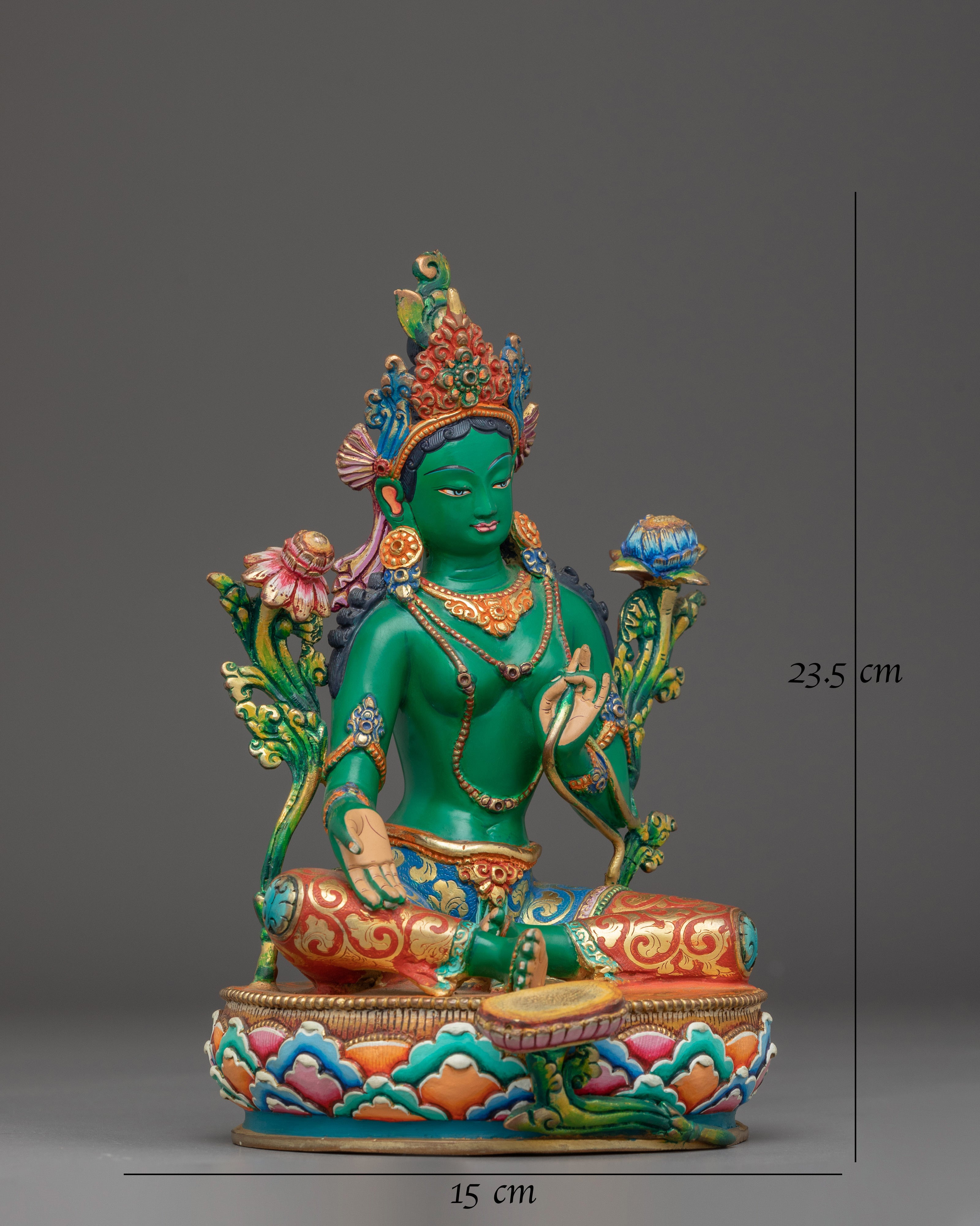 Artwork of Green Tara: Mother of Liberation