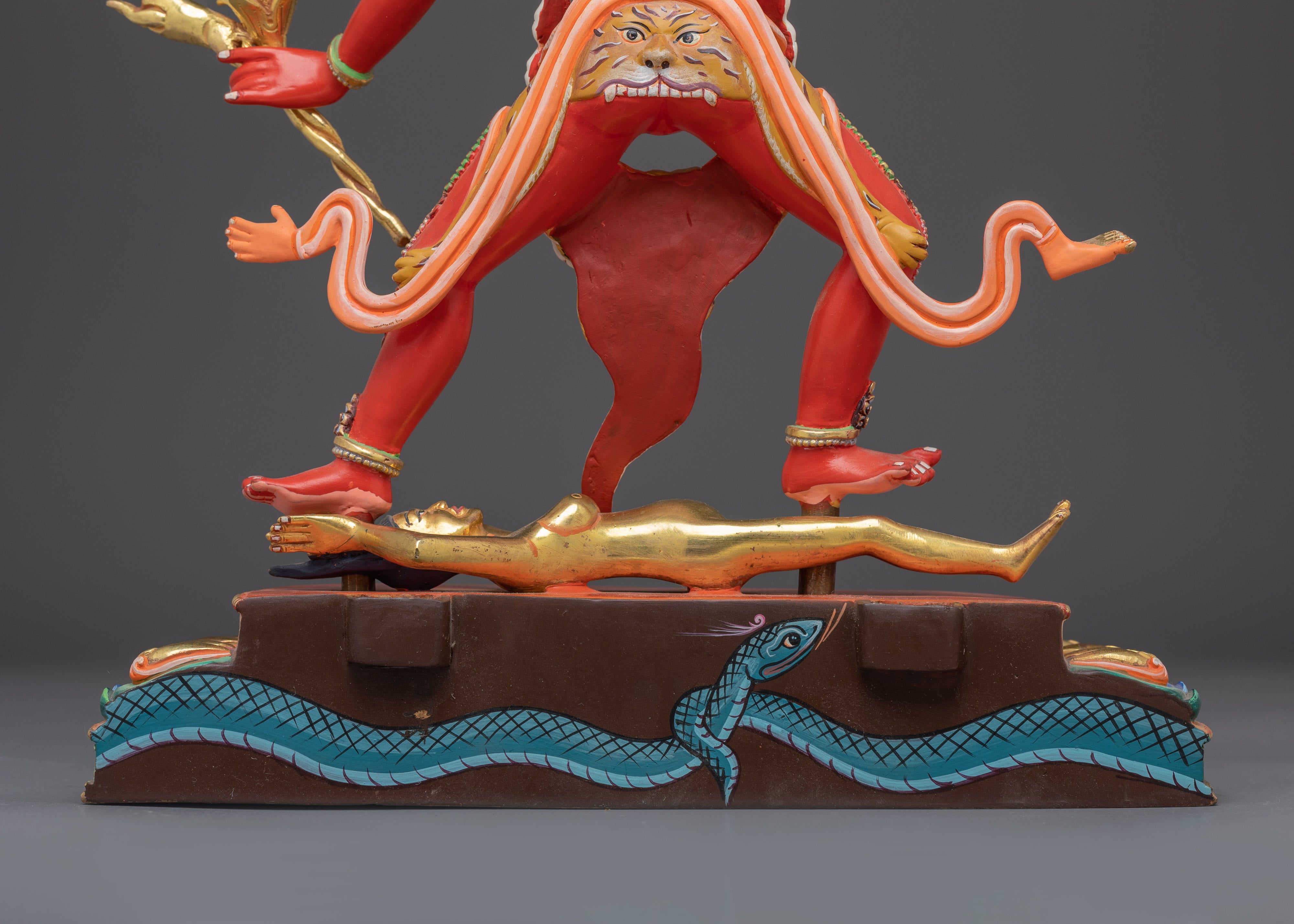 Handmade Ekajati Statue: One-Eyed Tibetan Protector Deity