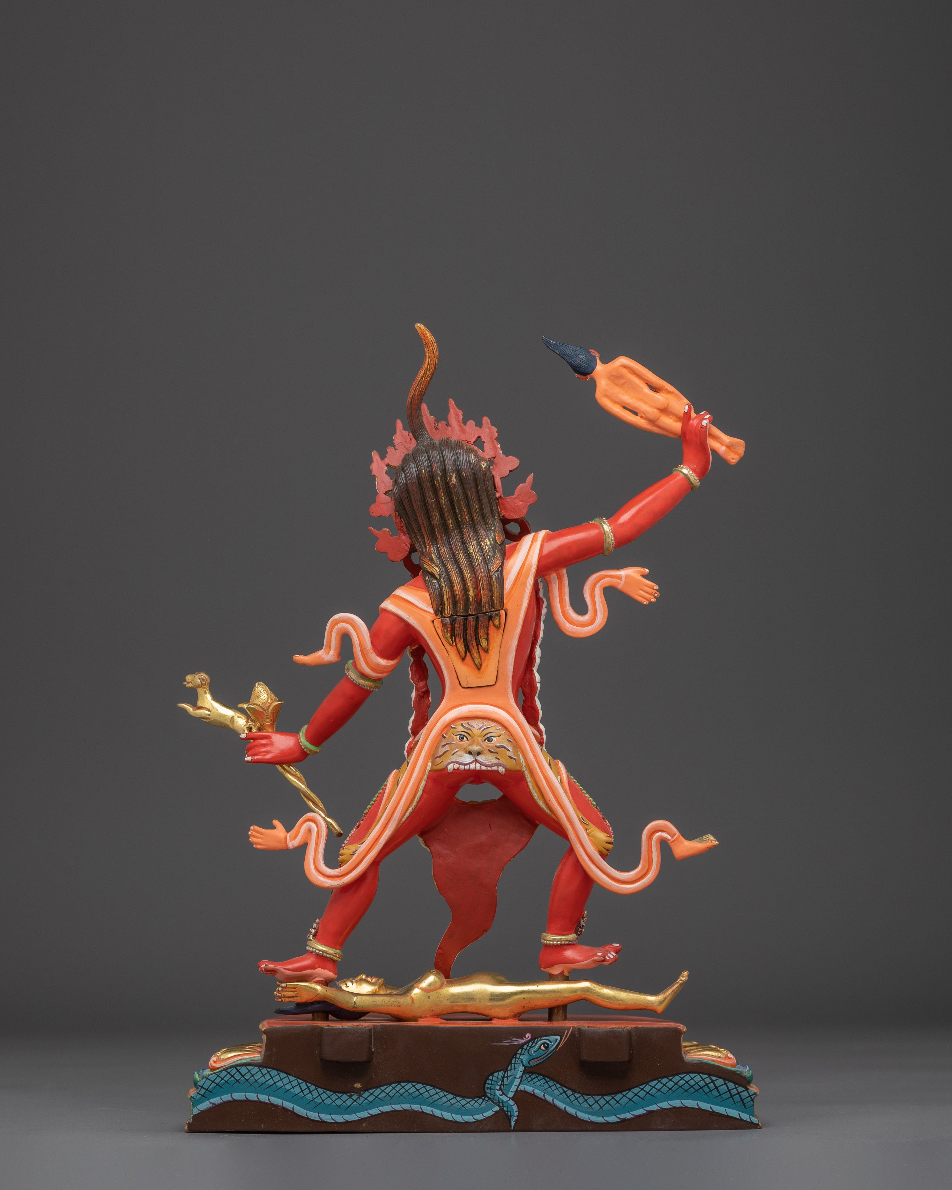 Handmade Ekajati Statue: One-Eyed Tibetan Protector Deity