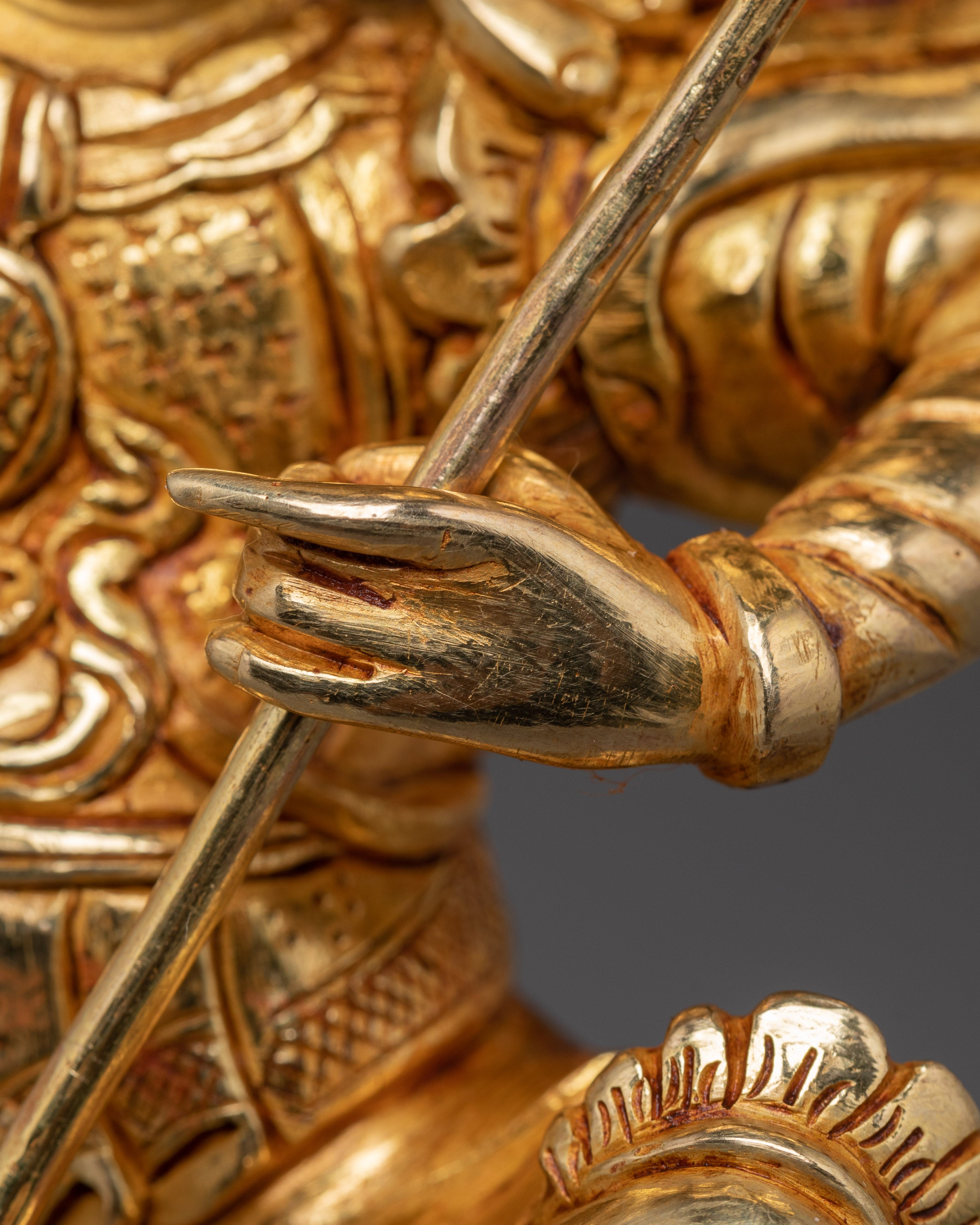 Himalayan King Gesar Statue | Handcrafted Nepali Artwork