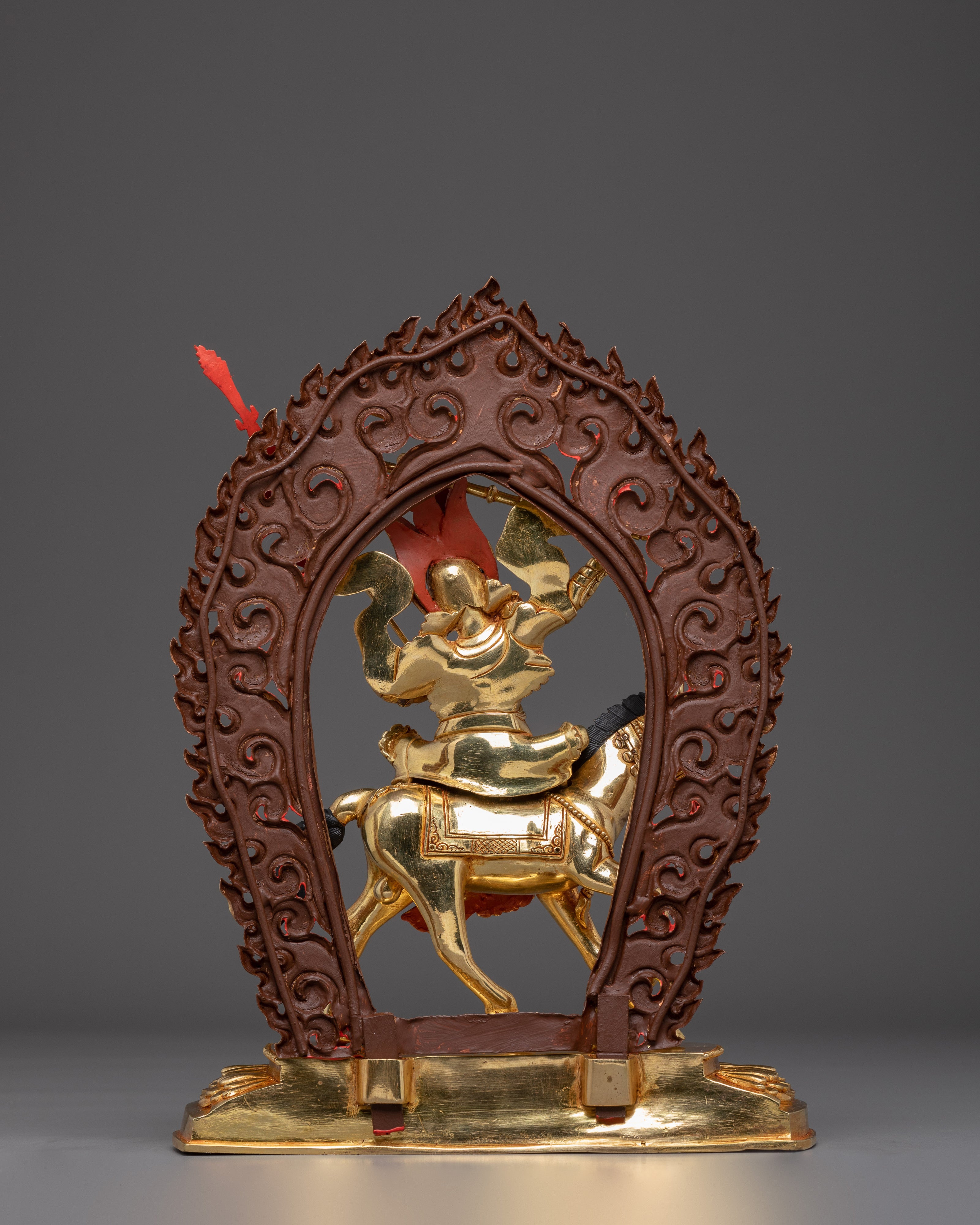 Himalayan King Gesar Statue | Handcrafted Nepali Artwork