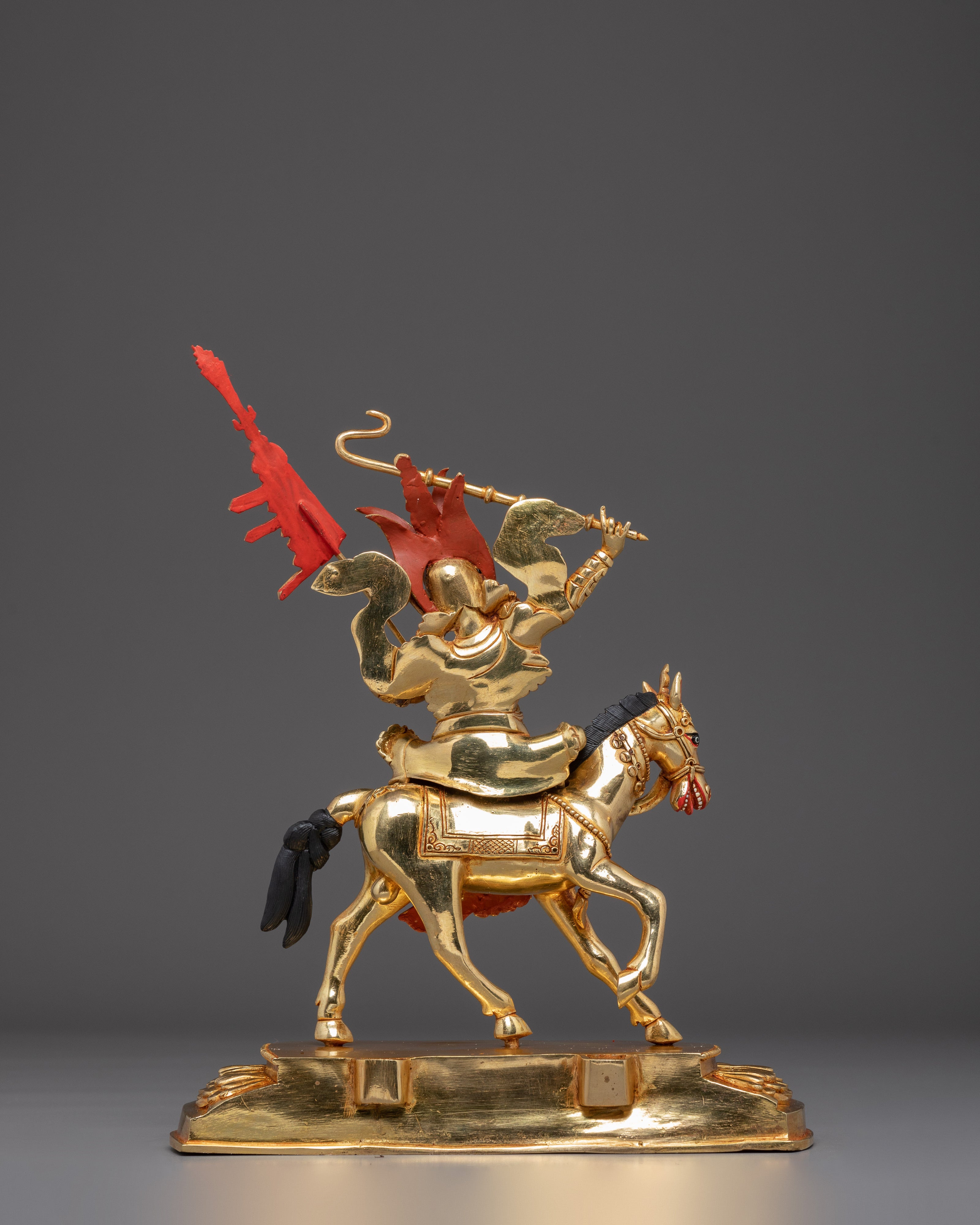 Himalayan King Gesar Statue | Handcrafted Nepali Artwork