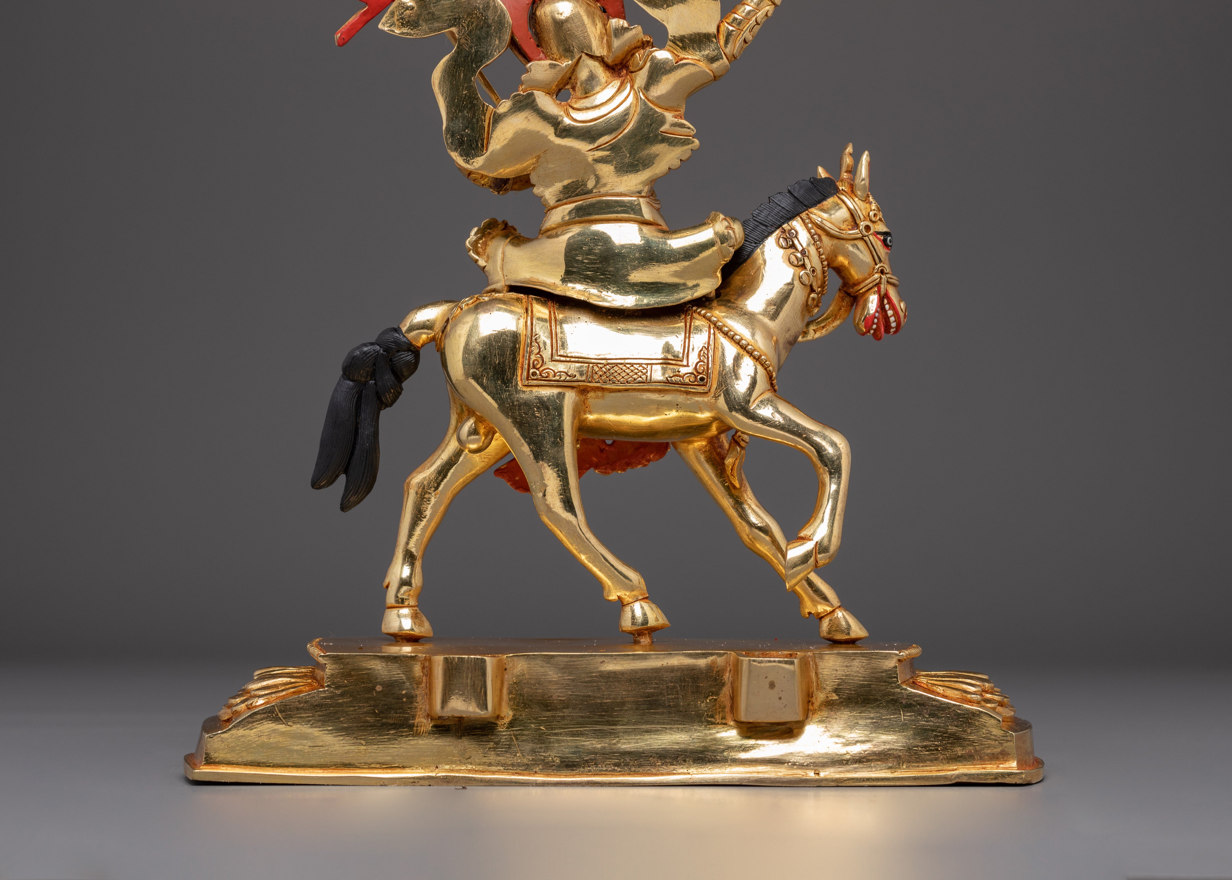 Himalayan King Gesar Statue | Handcrafted Nepali Artwork