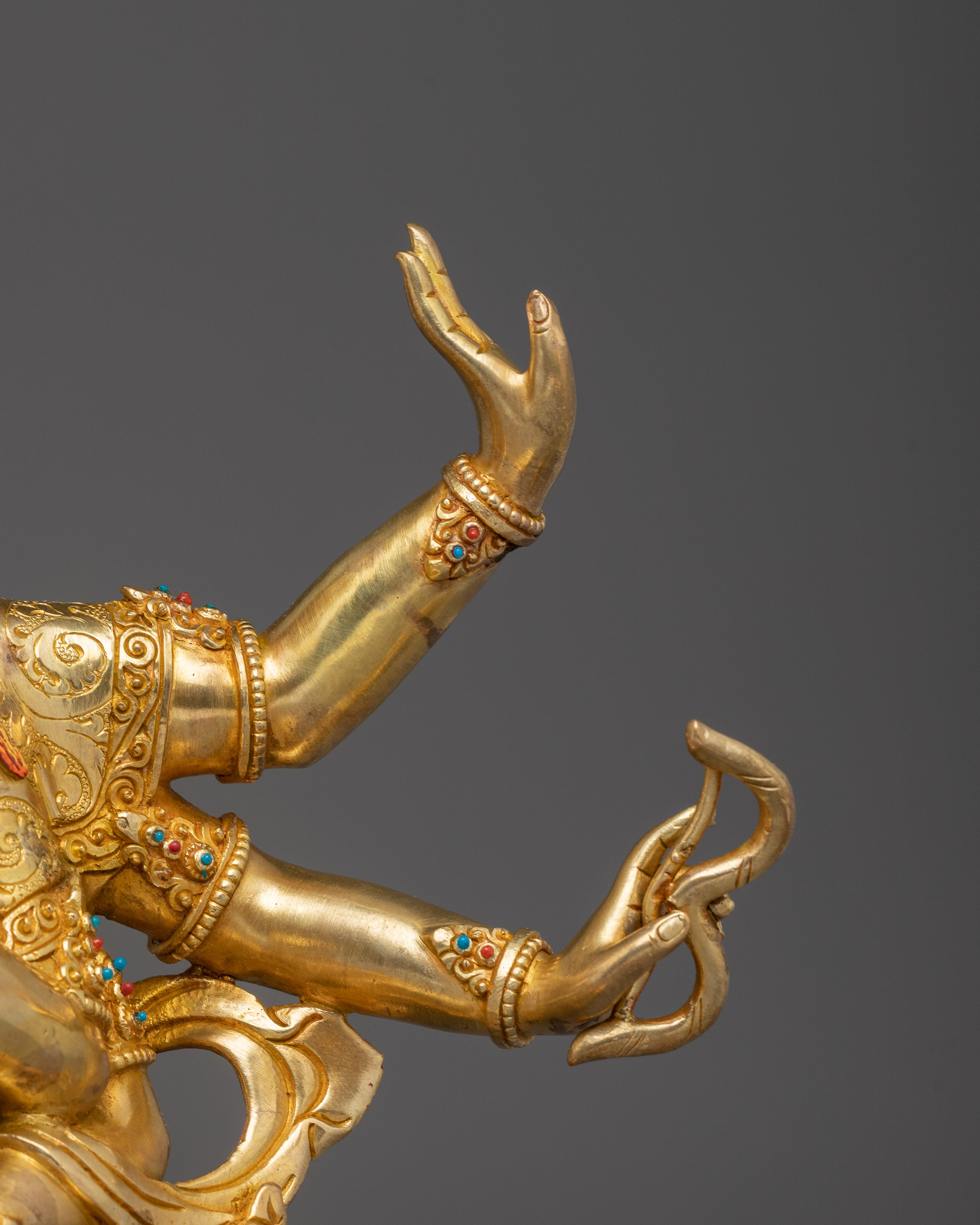 Handmade Sculpture of Buddhist Healing Goddess Namgyalma