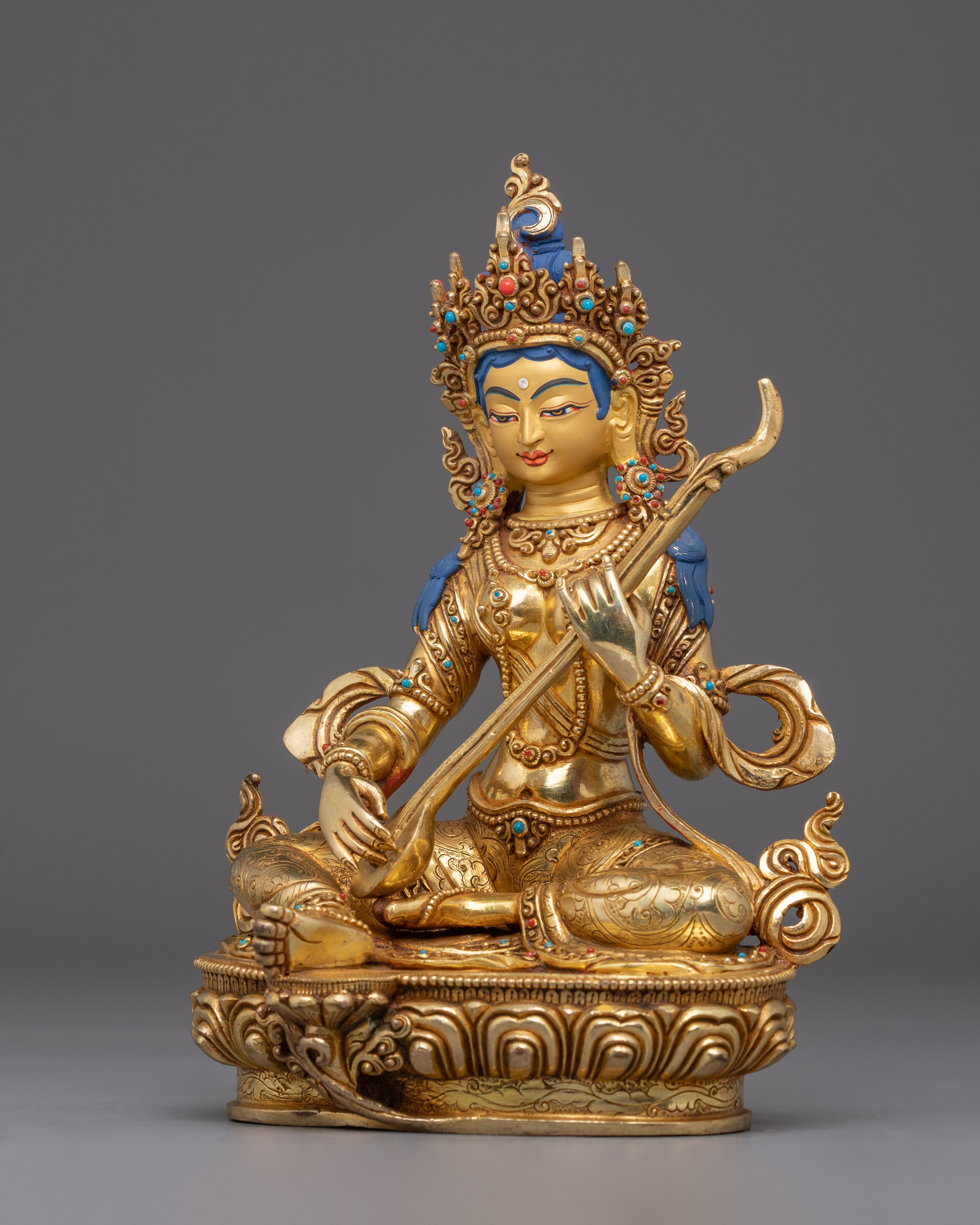 Saraswati Statue: Goddess of Knowledge, Art & Speech