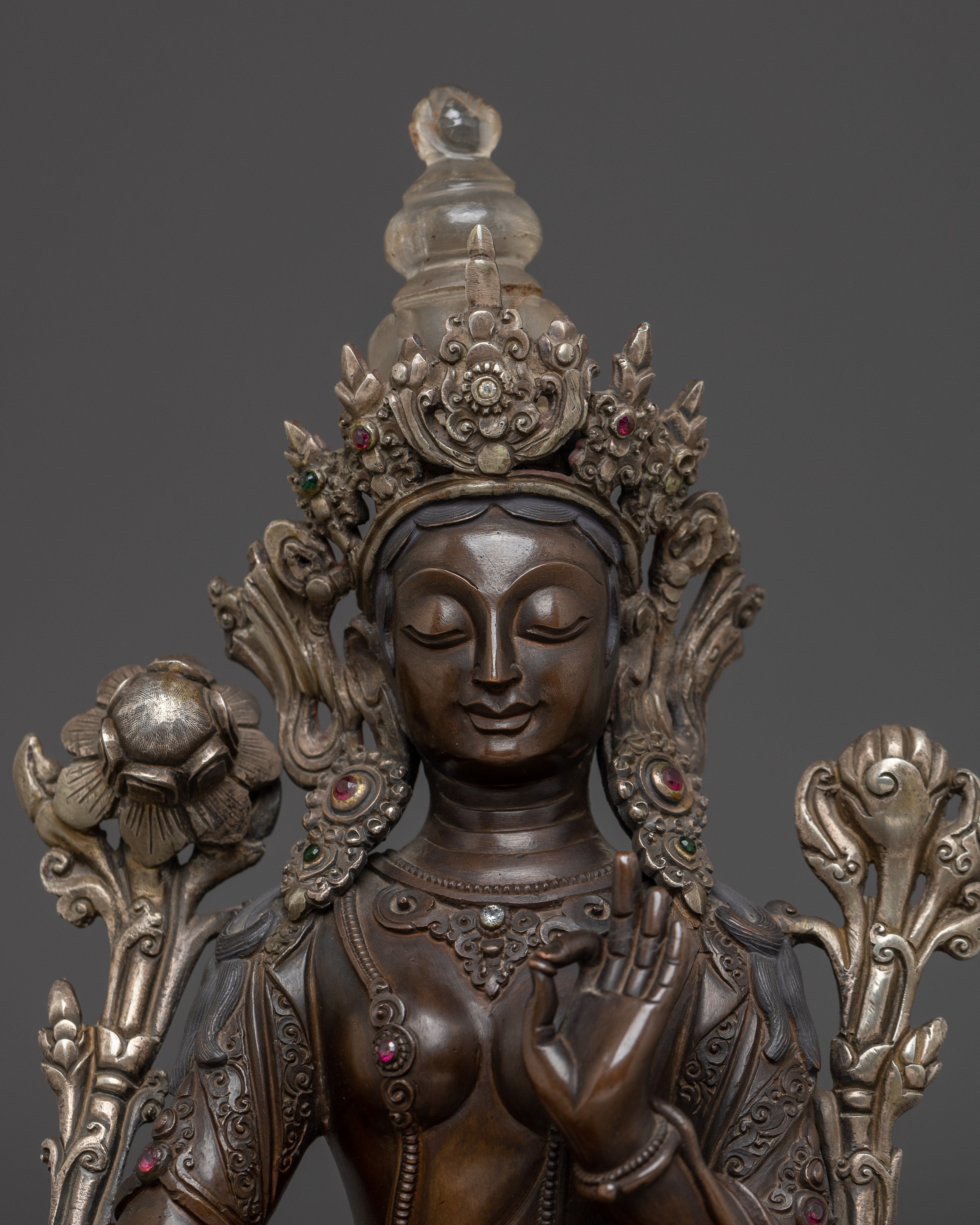 Sculpture of Green Tara: Mother of Liberation