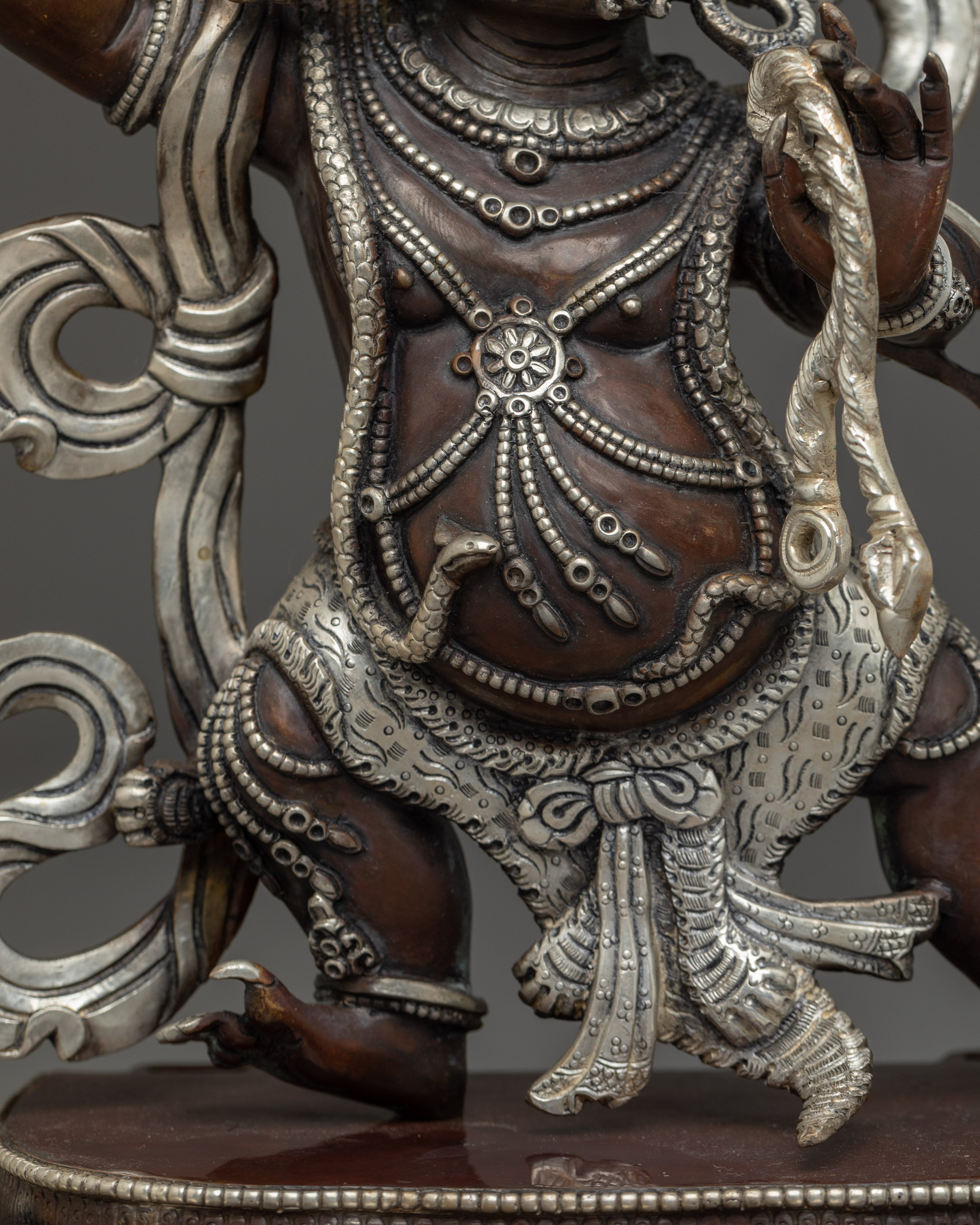 Himalayan Vajrapani Sculpture: Mighty Vajra-Hand of the Buddha