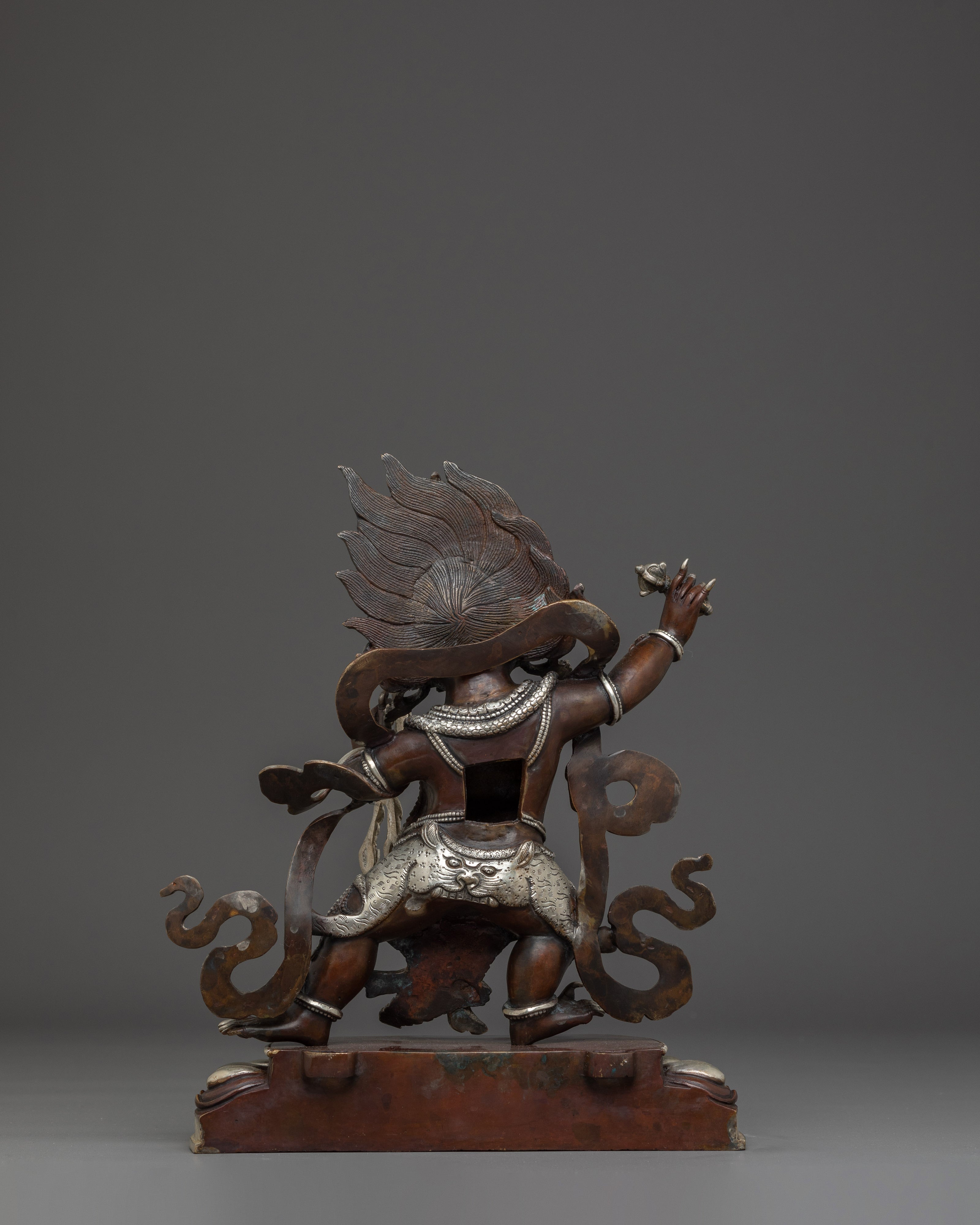 Himalayan Vajrapani Sculpture: Mighty Vajra-Hand of the Buddha