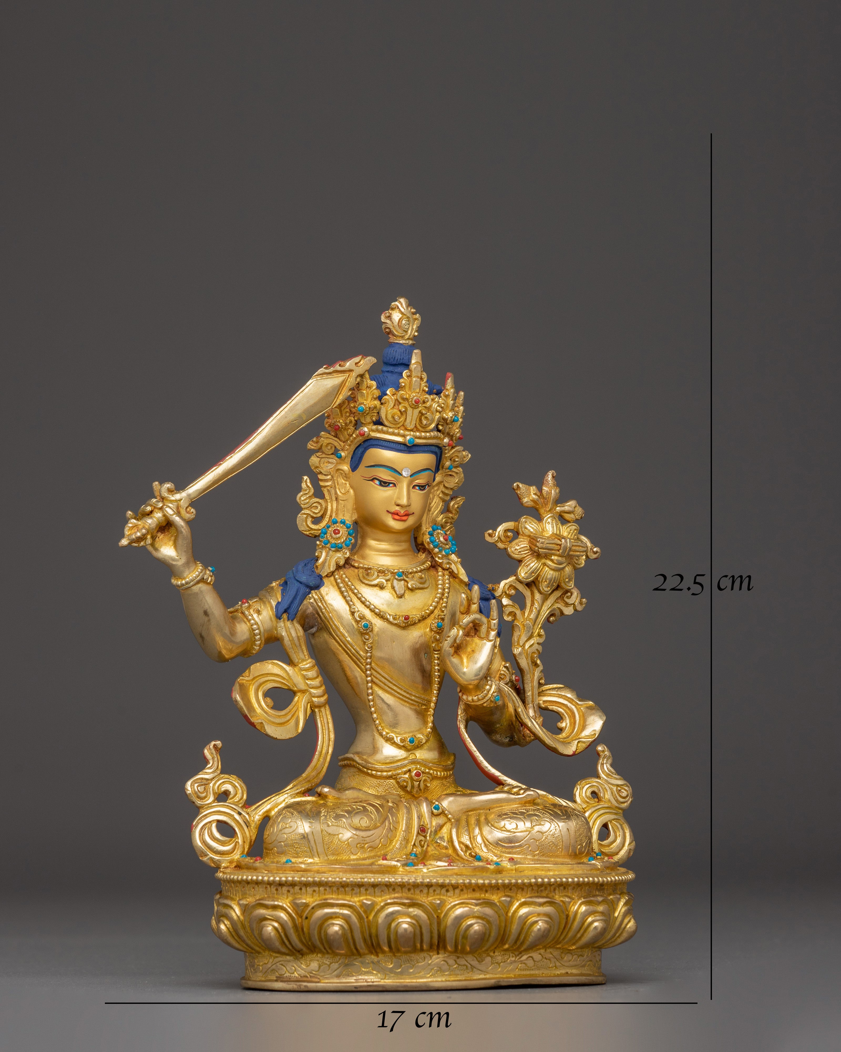 Statue of Manjushri: The Wisdom Bodhisattva 