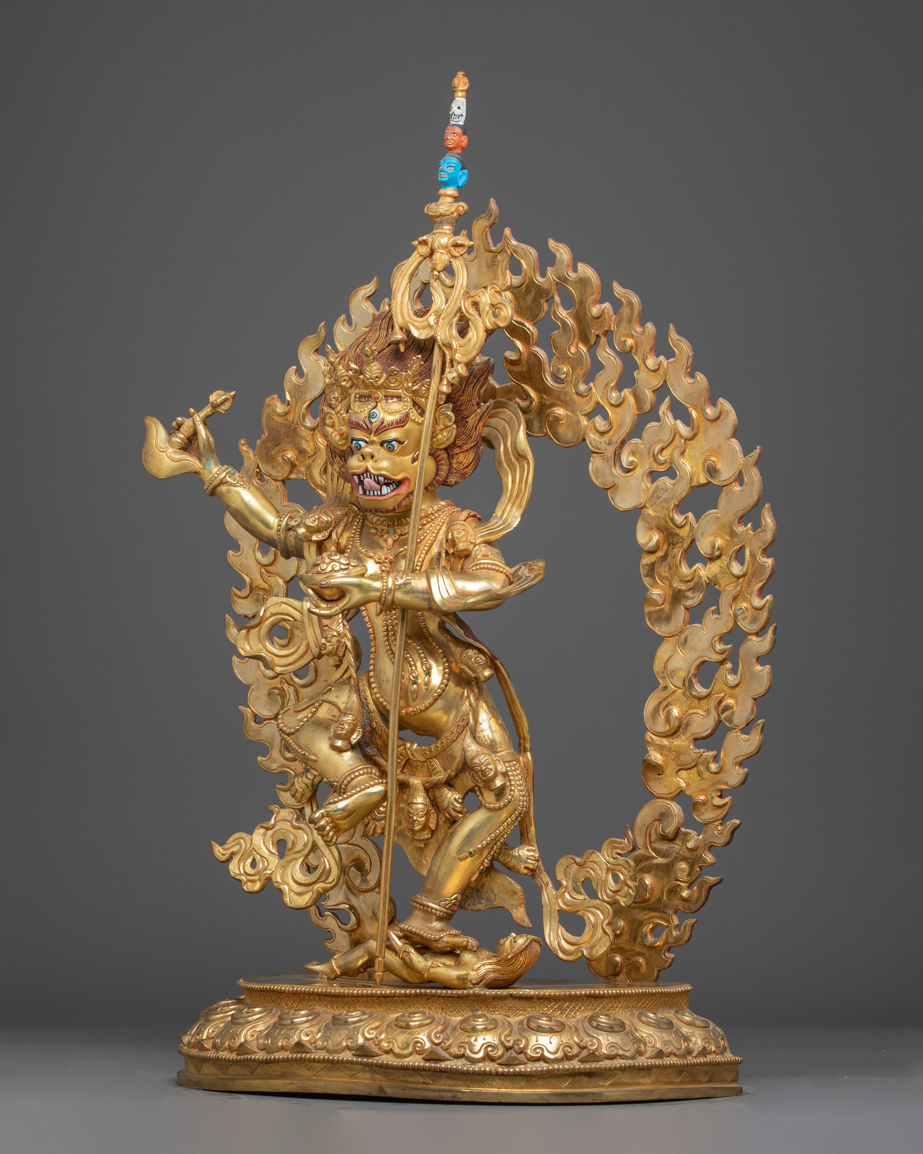 Lion Headed Dakini Simha Mukha Statue