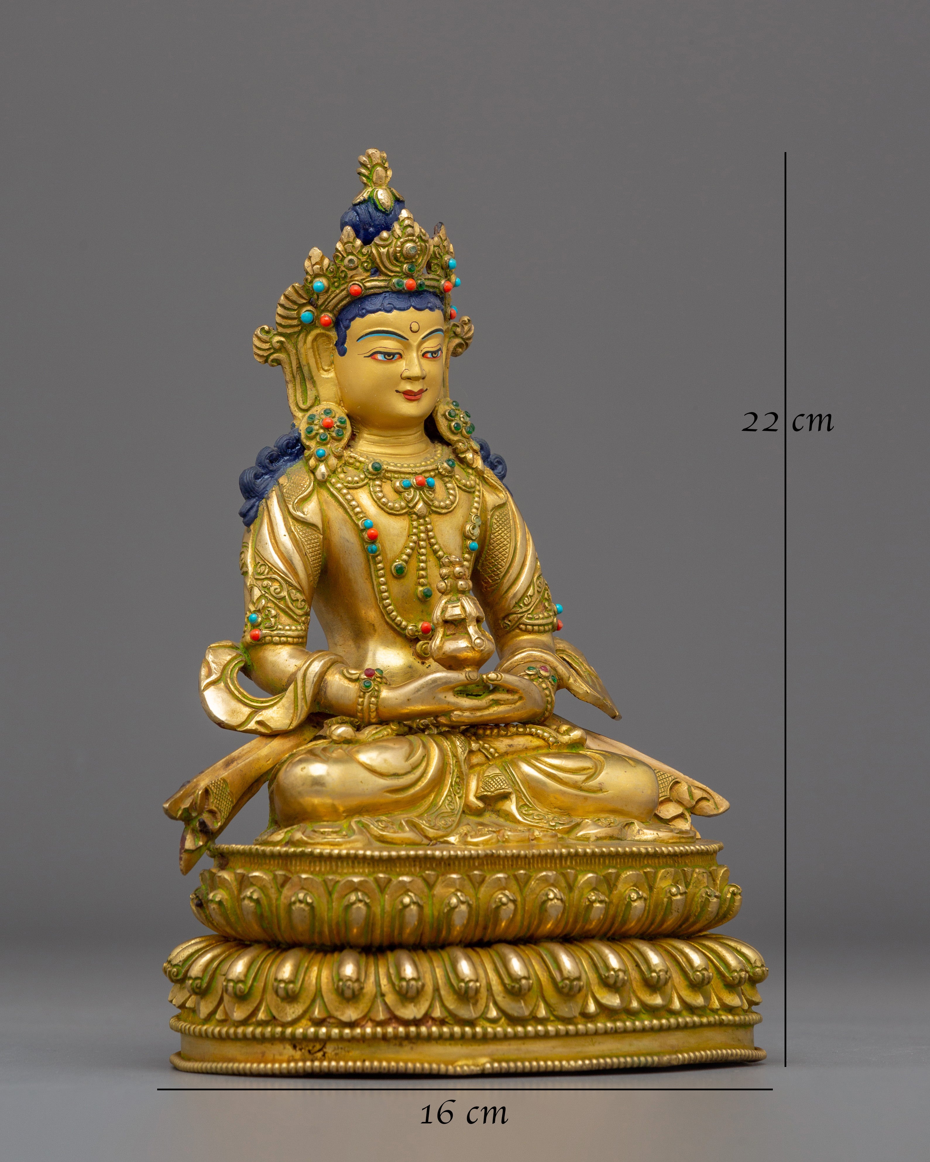 Handmade Statue of Amitayus: Symbol of Longevity 