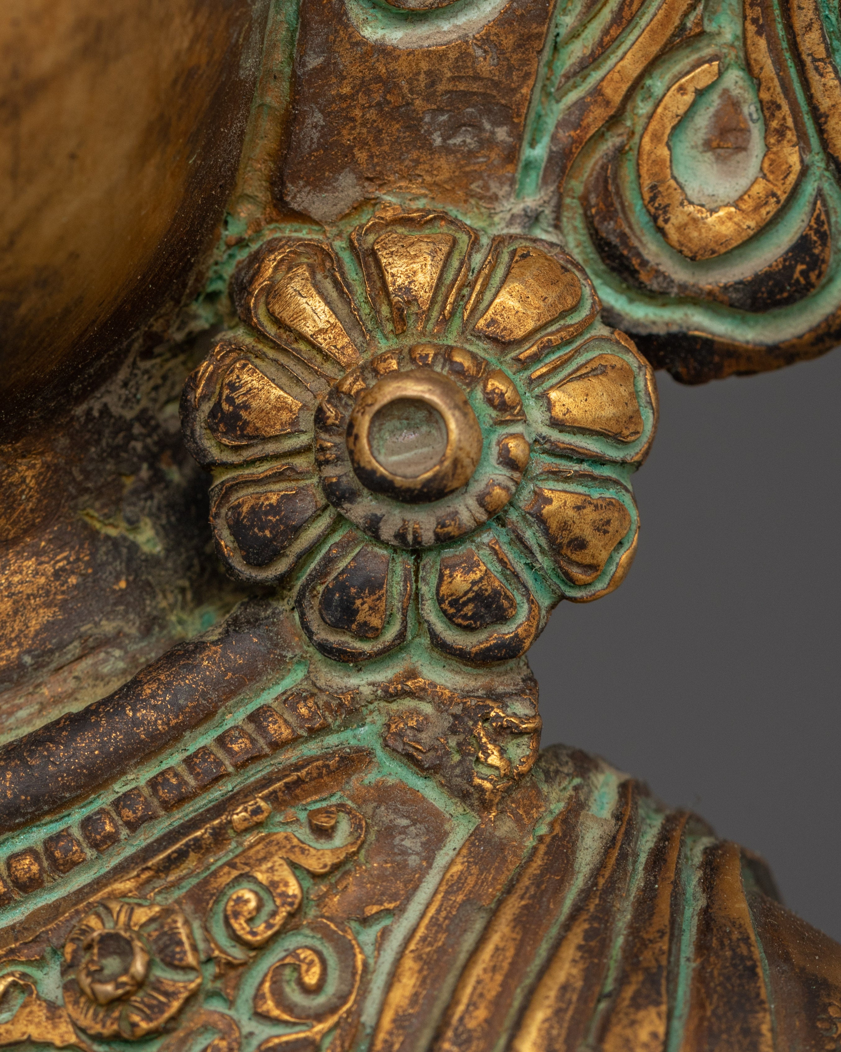 Copper Handmade Statue of Standing Buddha