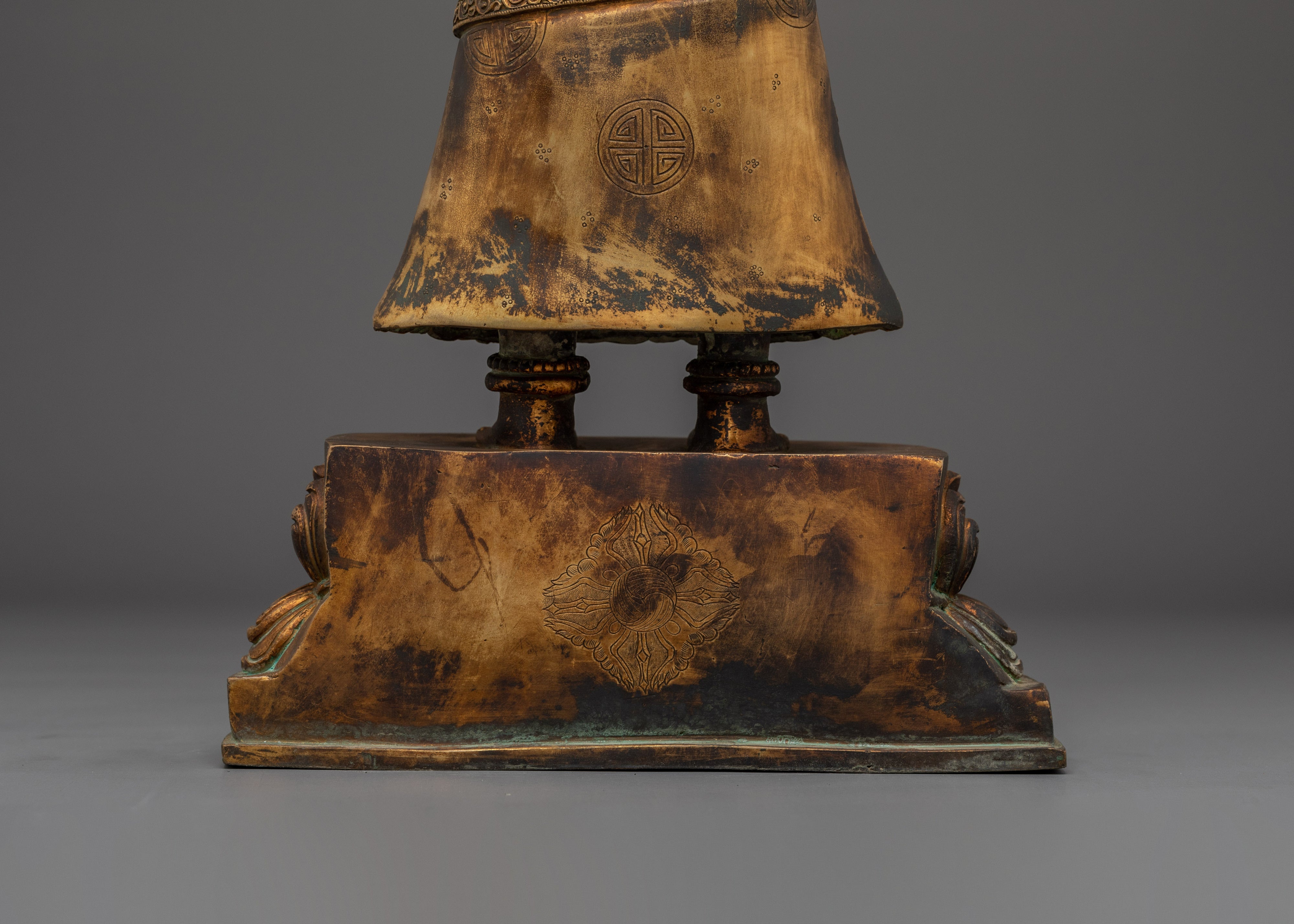 Copper Handmade Statue of Standing Buddha