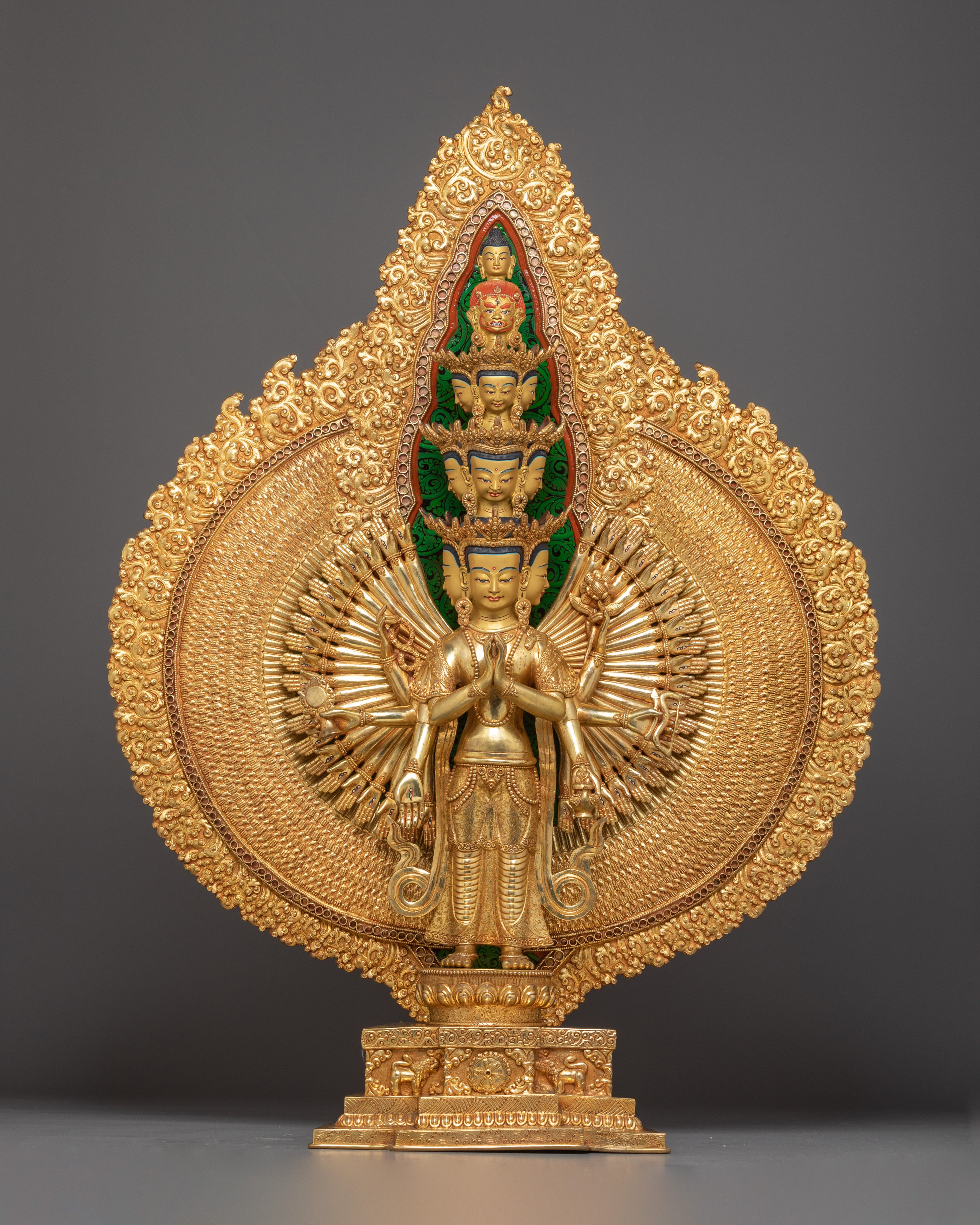 Divine Bodhisattva 1000 Armed Chenrezig Statue 