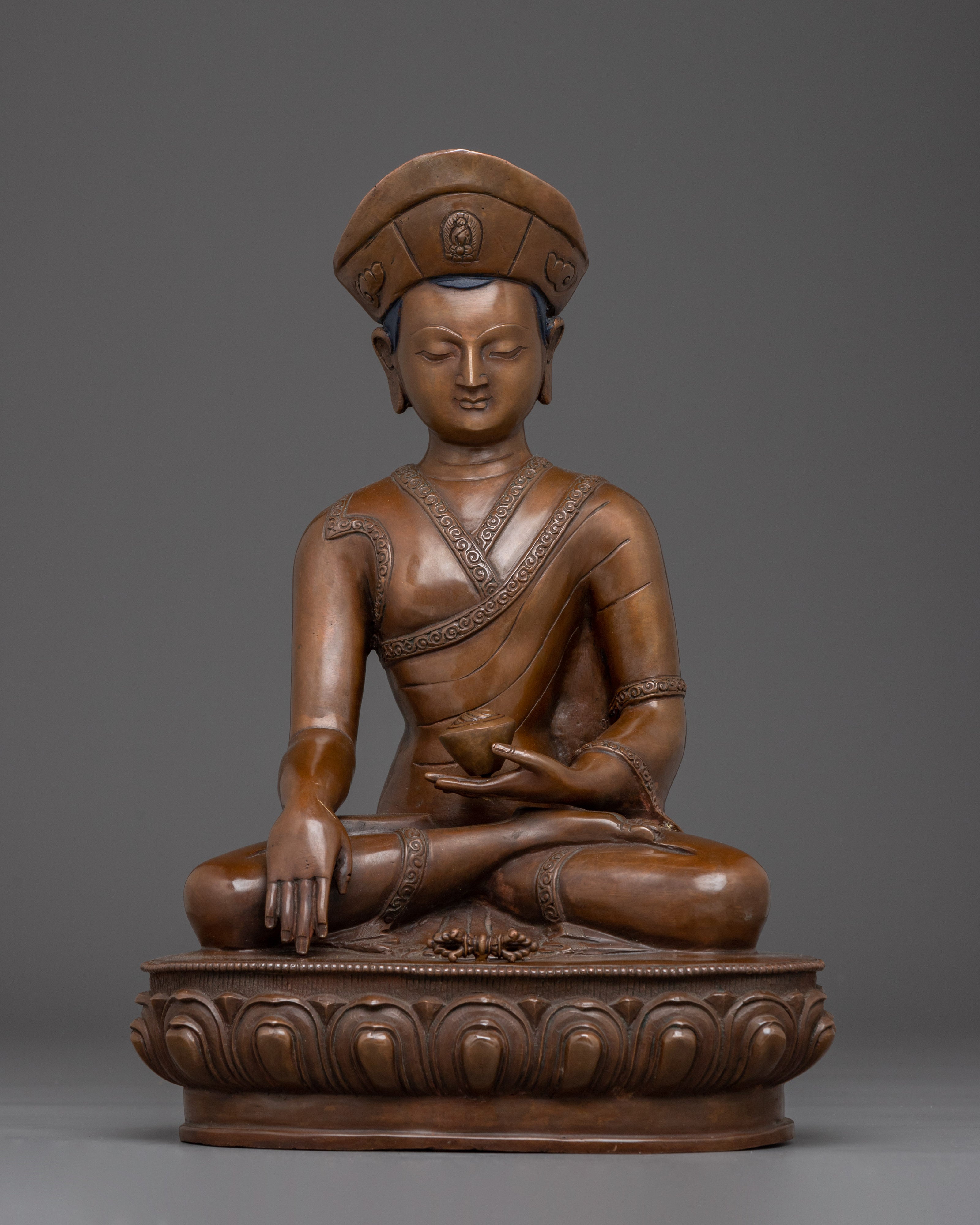 Jigten Sumgon, Kagyu Lineage Master | Nepali Handmade Himalayan Statue