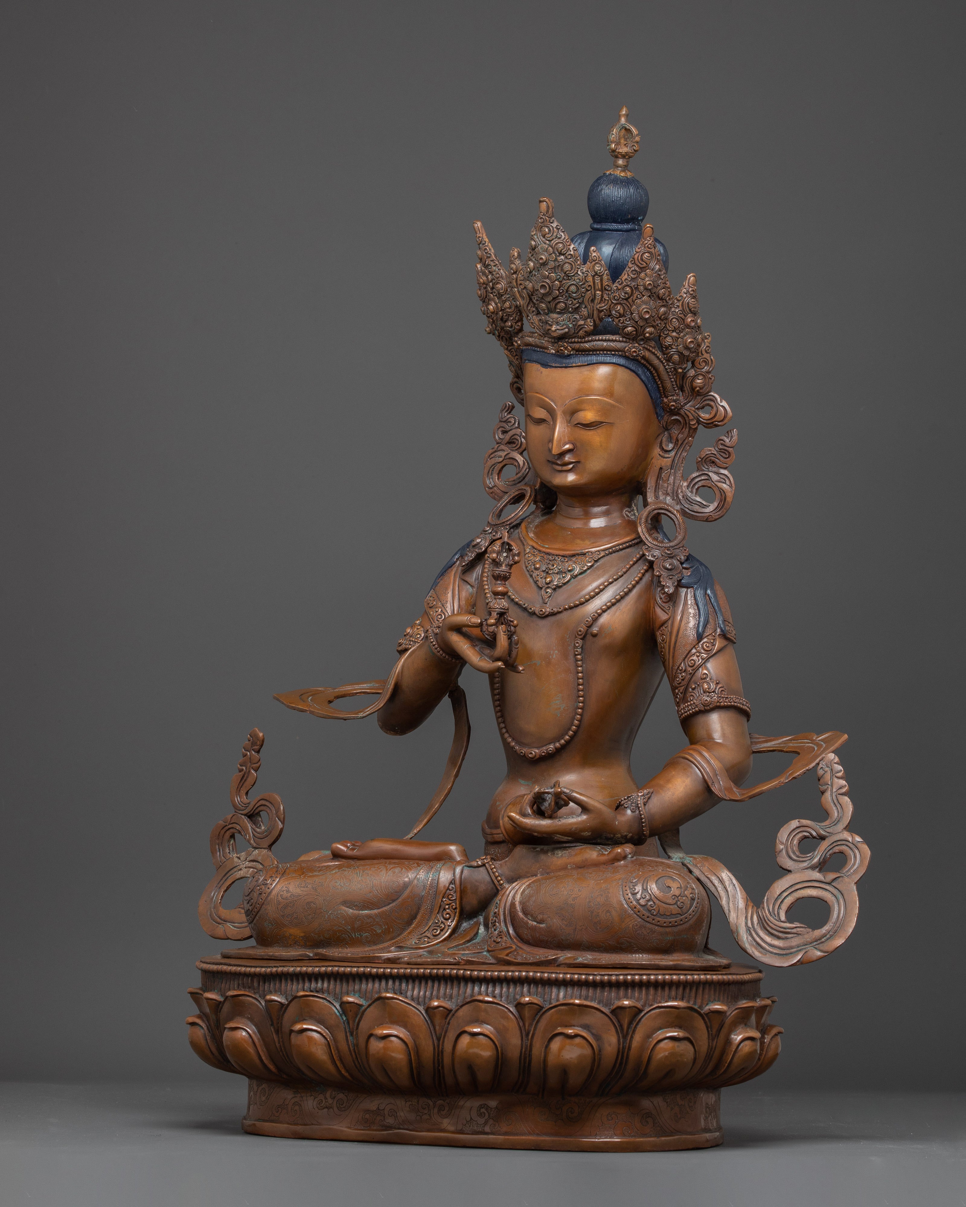 Spiritual Purifier Varjasattva Icon: Handcrafted Himalayan Art