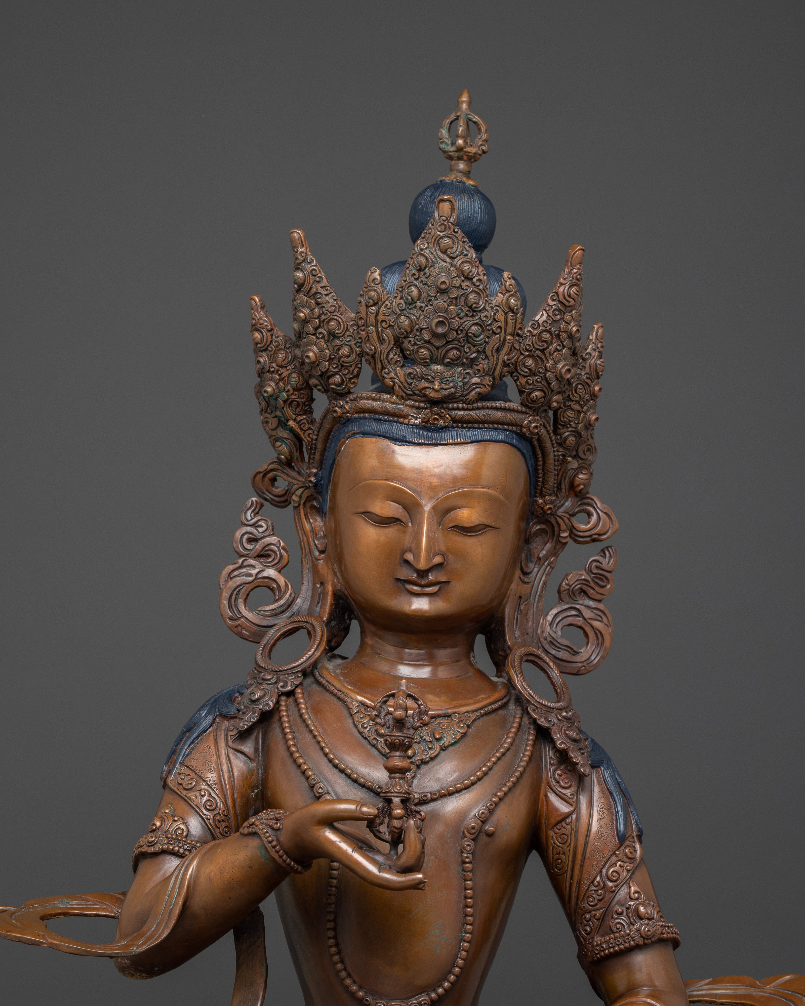 Spiritual Purifier Varjasattva Icon: Handcrafted Himalayan Art