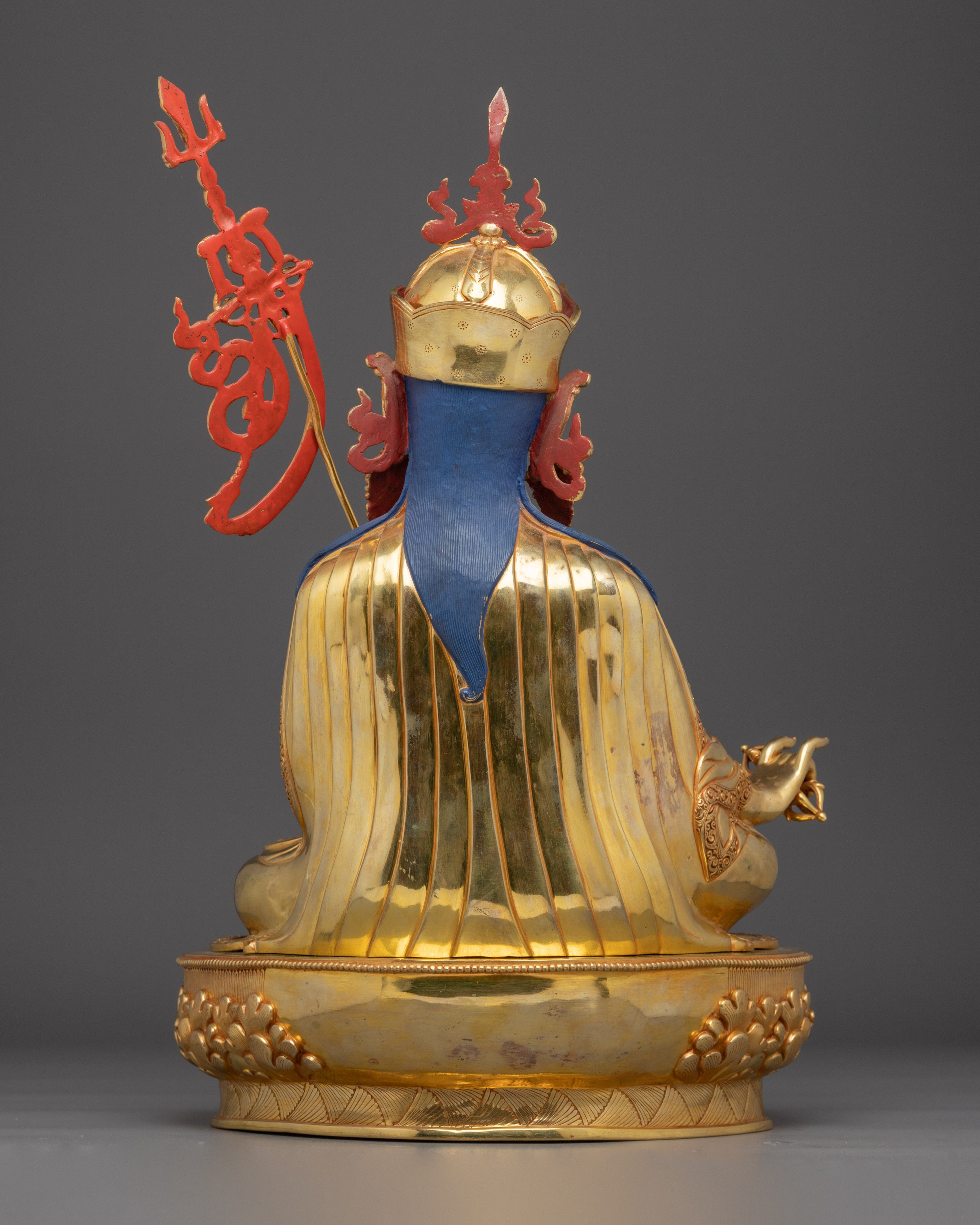Guru Rinpoche Art in 24K Gold - A Symbol of Wisdom & Protection