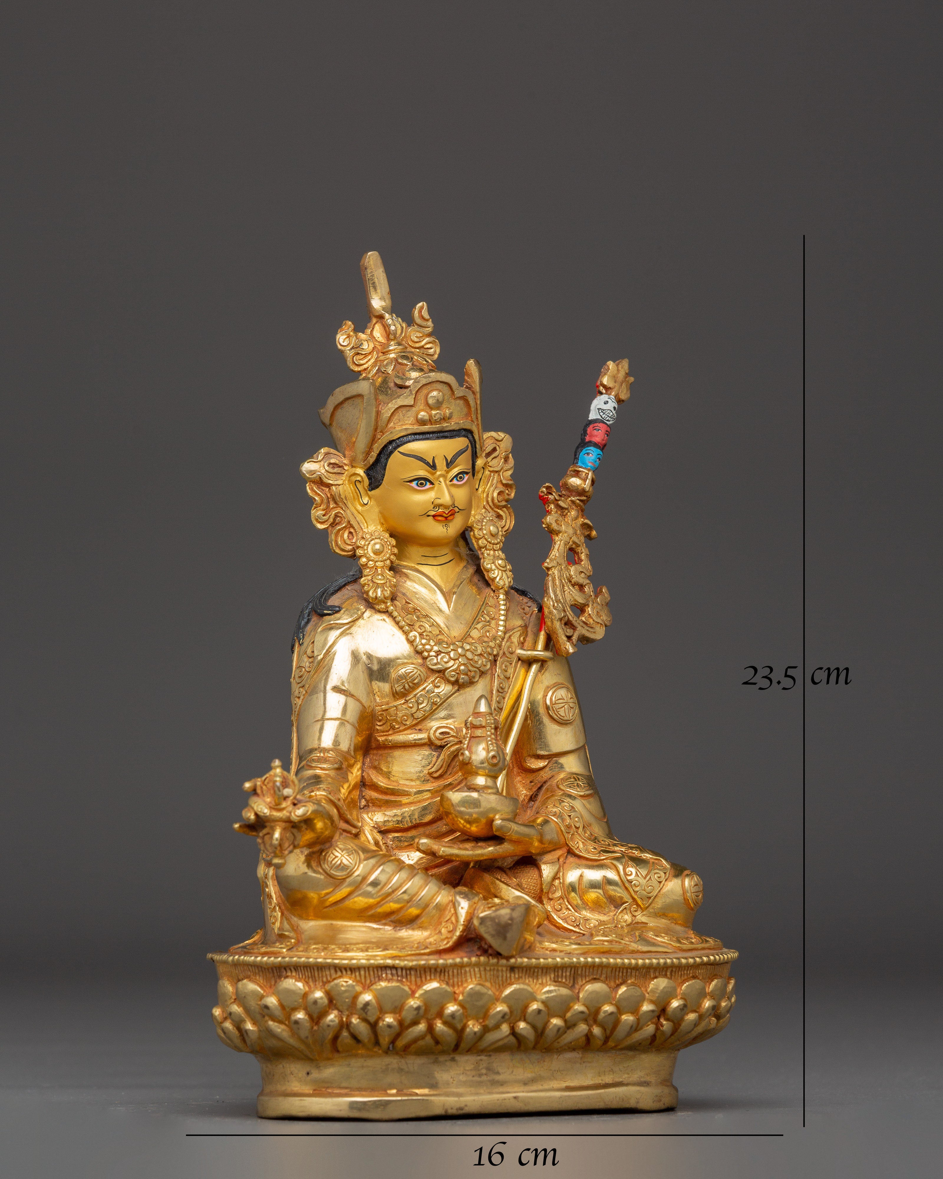 Guru Rinpoche Figurine, Enlightened Vajra Holder
