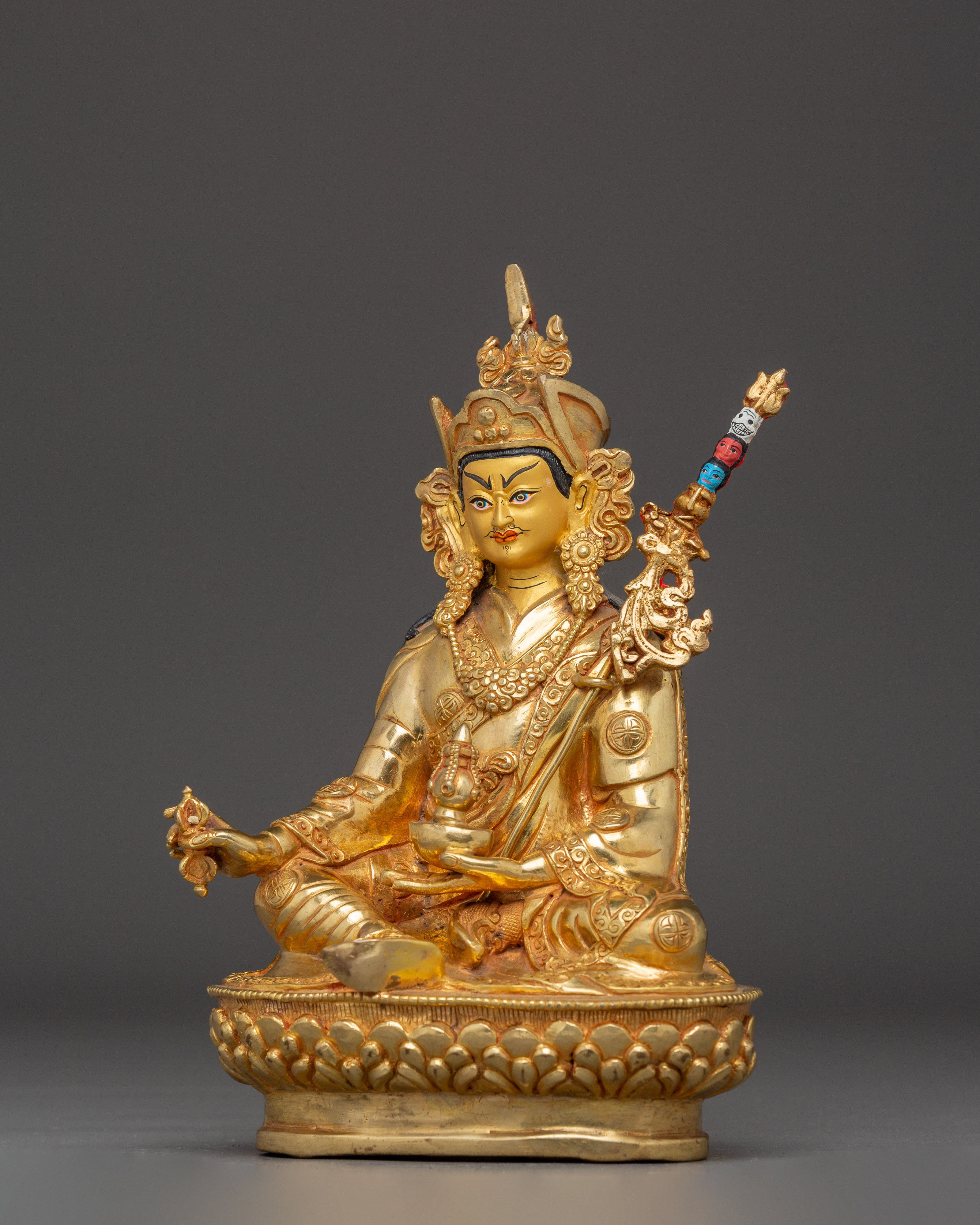 Guru Rinpoche Figurine, Enlightened Vajra Holder