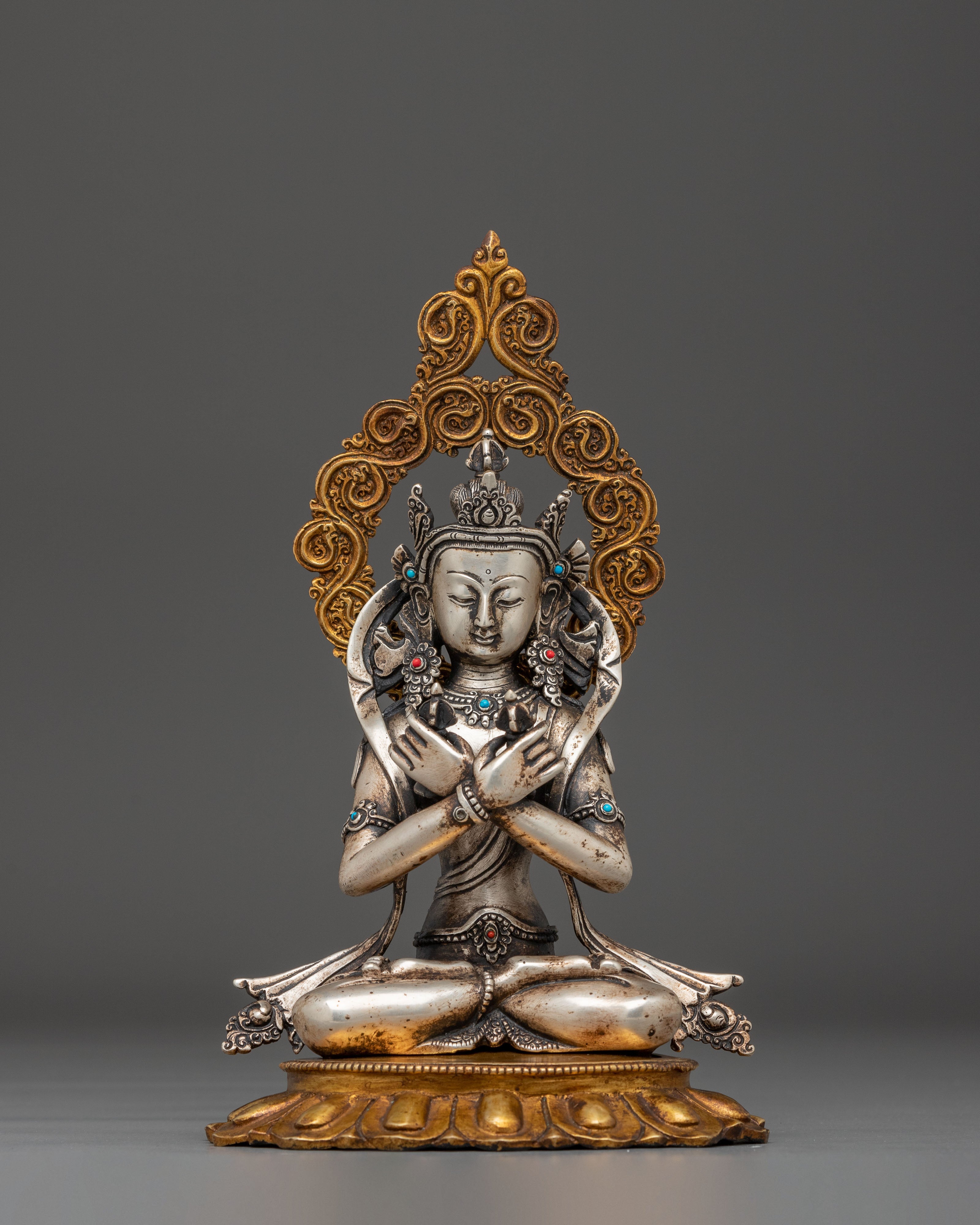 Vajradhara Figurine: Primordial Buddha