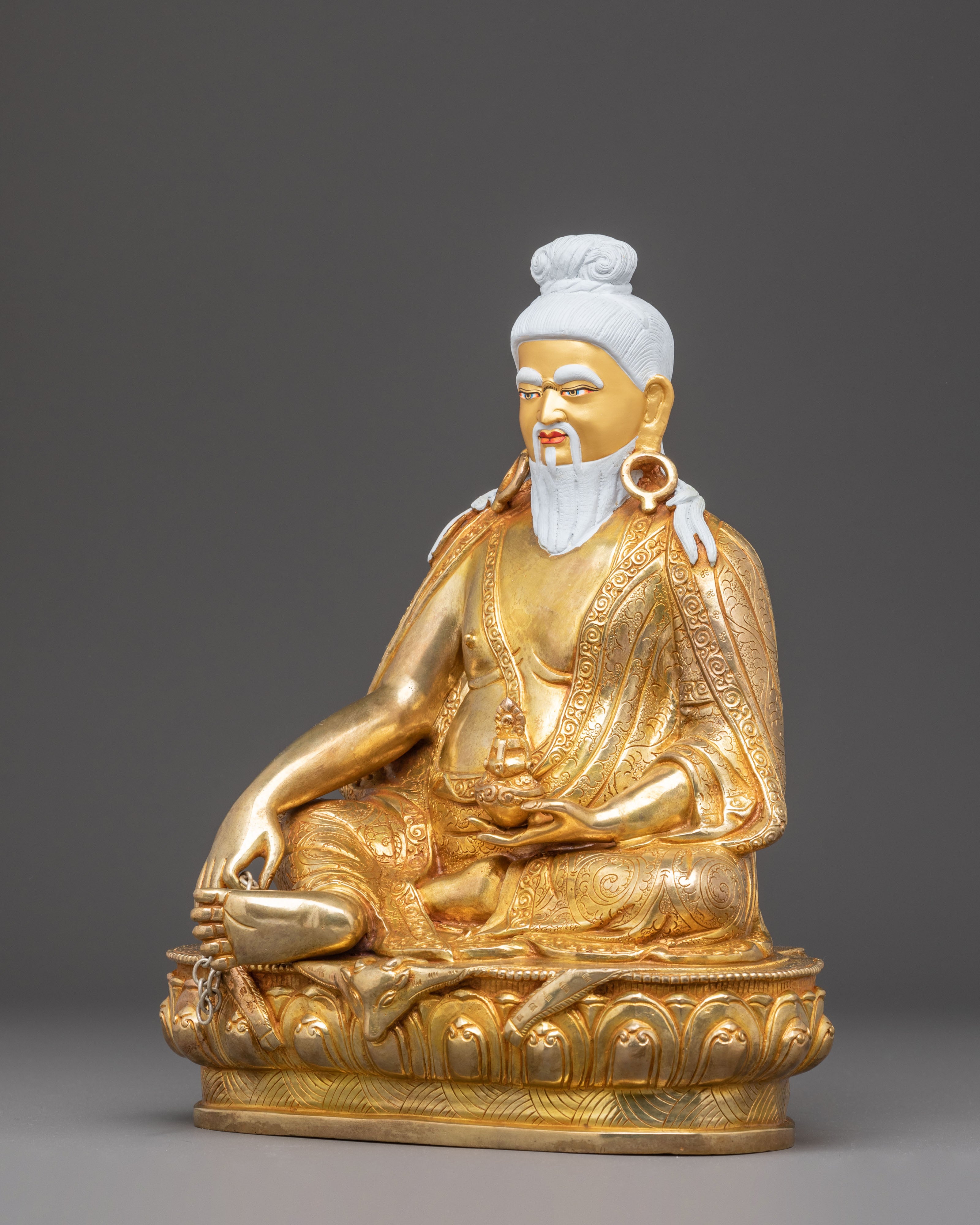 Golden Statue of Thangtong Gyalpo | Revered Spiritual Master