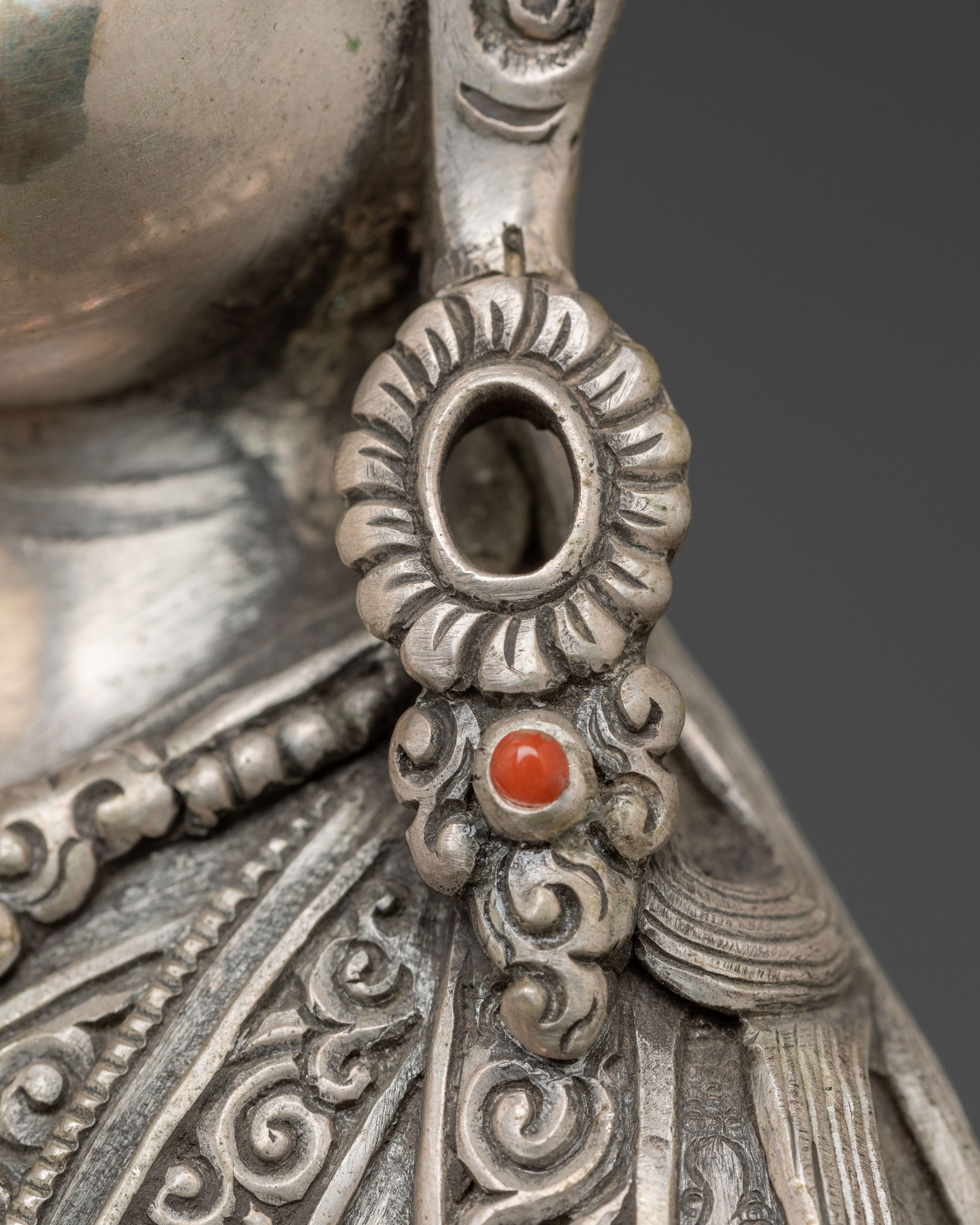 Guru Rinpoche Art, Protector of Dharma | Nepali Handcrafted Gold Icon
