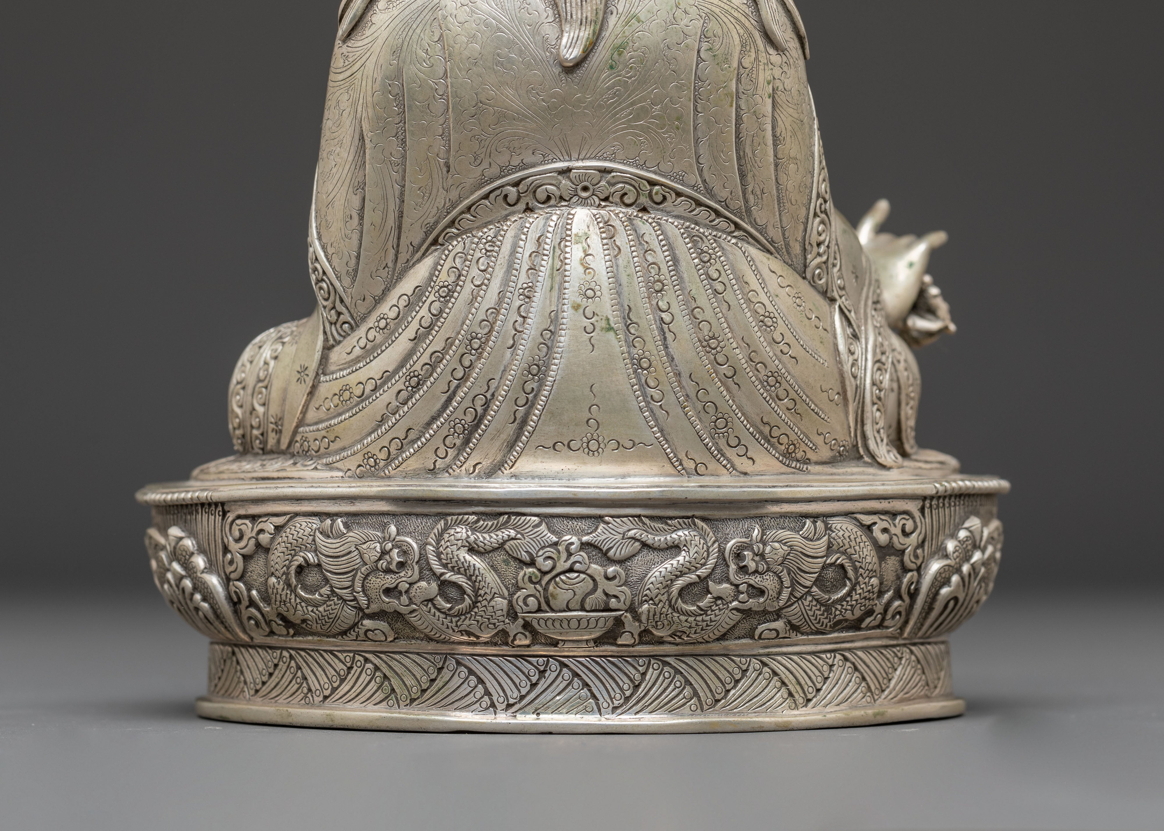 Guru Rinpoche Art, Protector of Dharma | Nepali Handcrafted Gold Icon