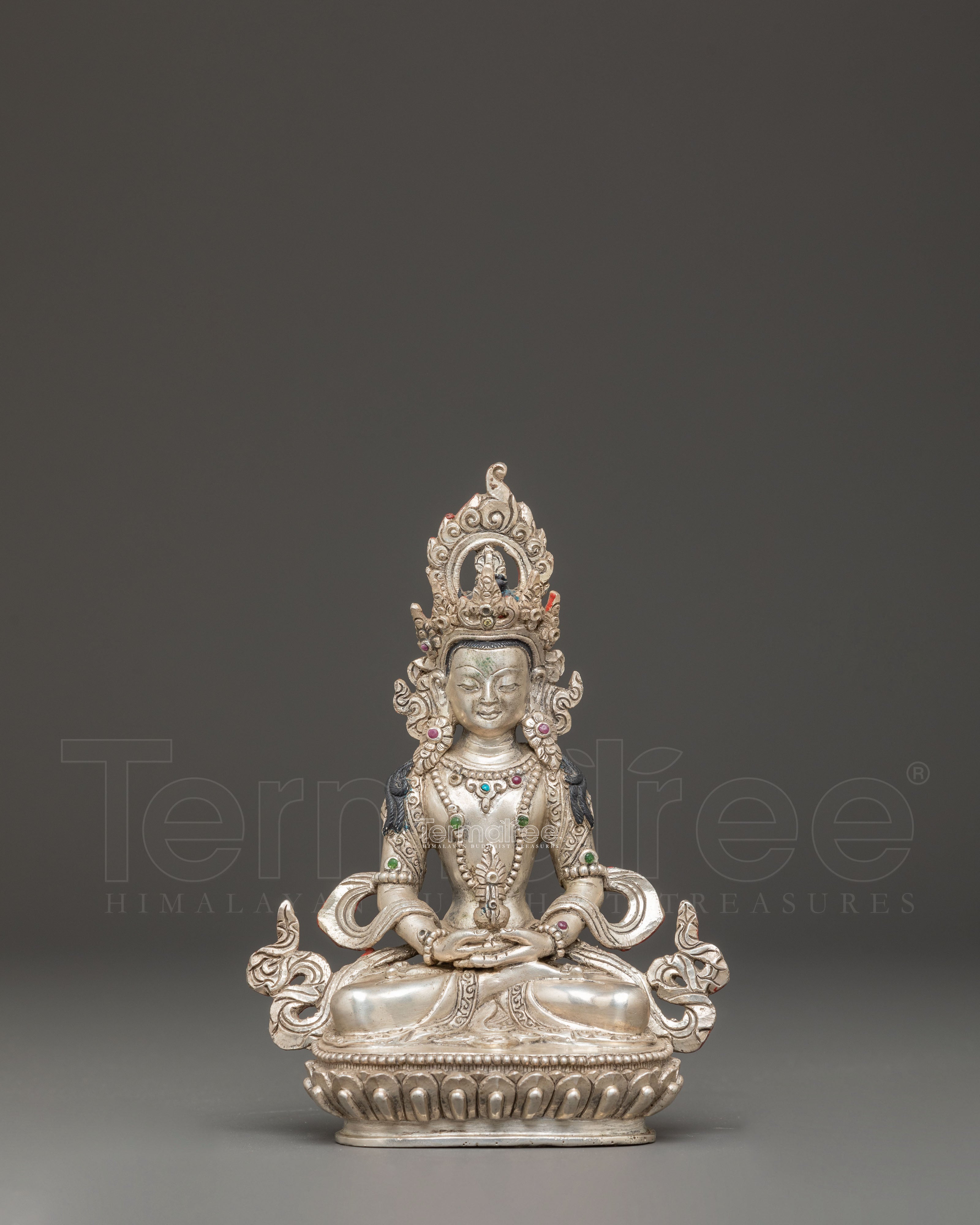 Amitayus Statue: Tibetan Buddha of Infinite Life
