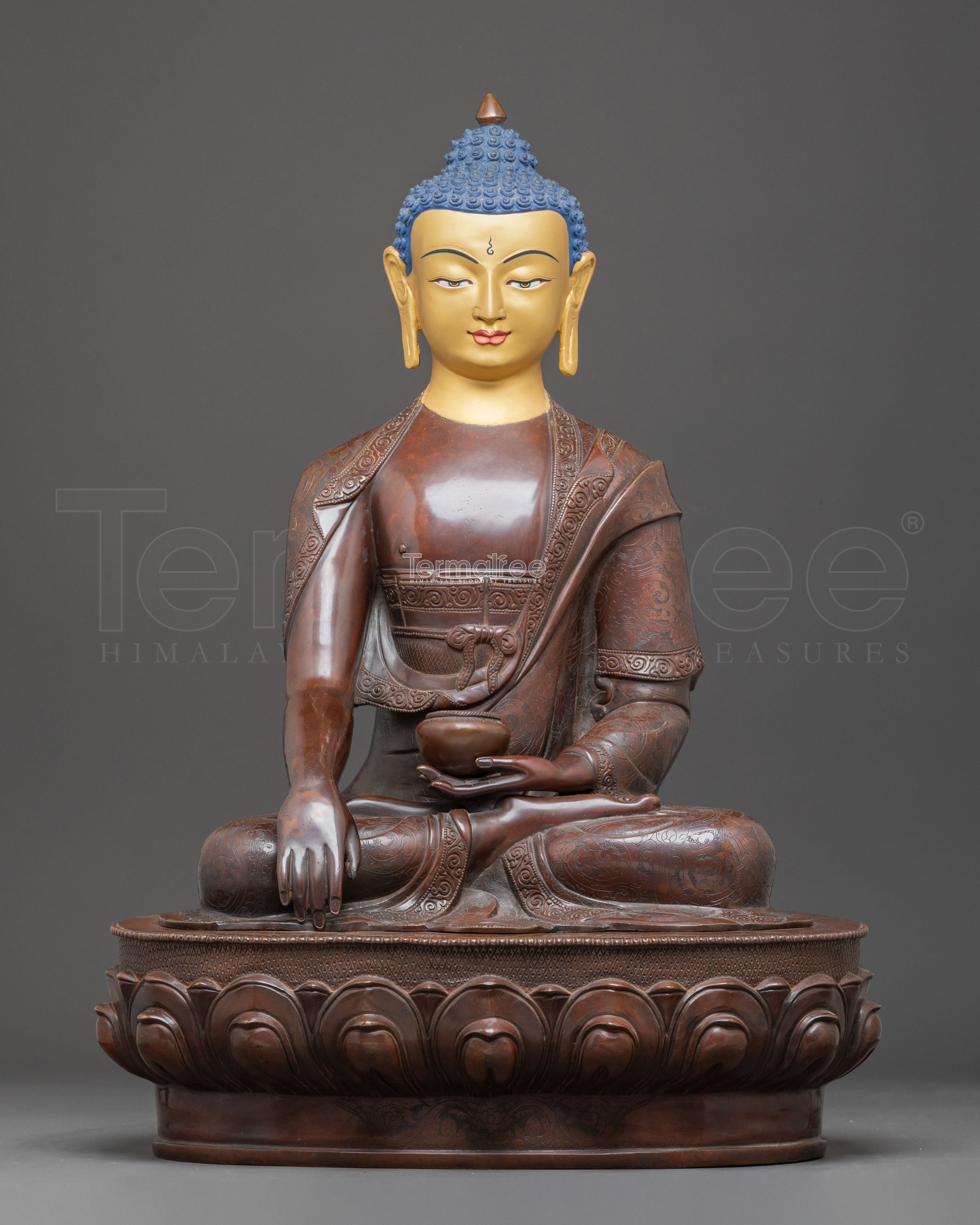 Handmade Tibetan Shakyamuni Buddha Figurine