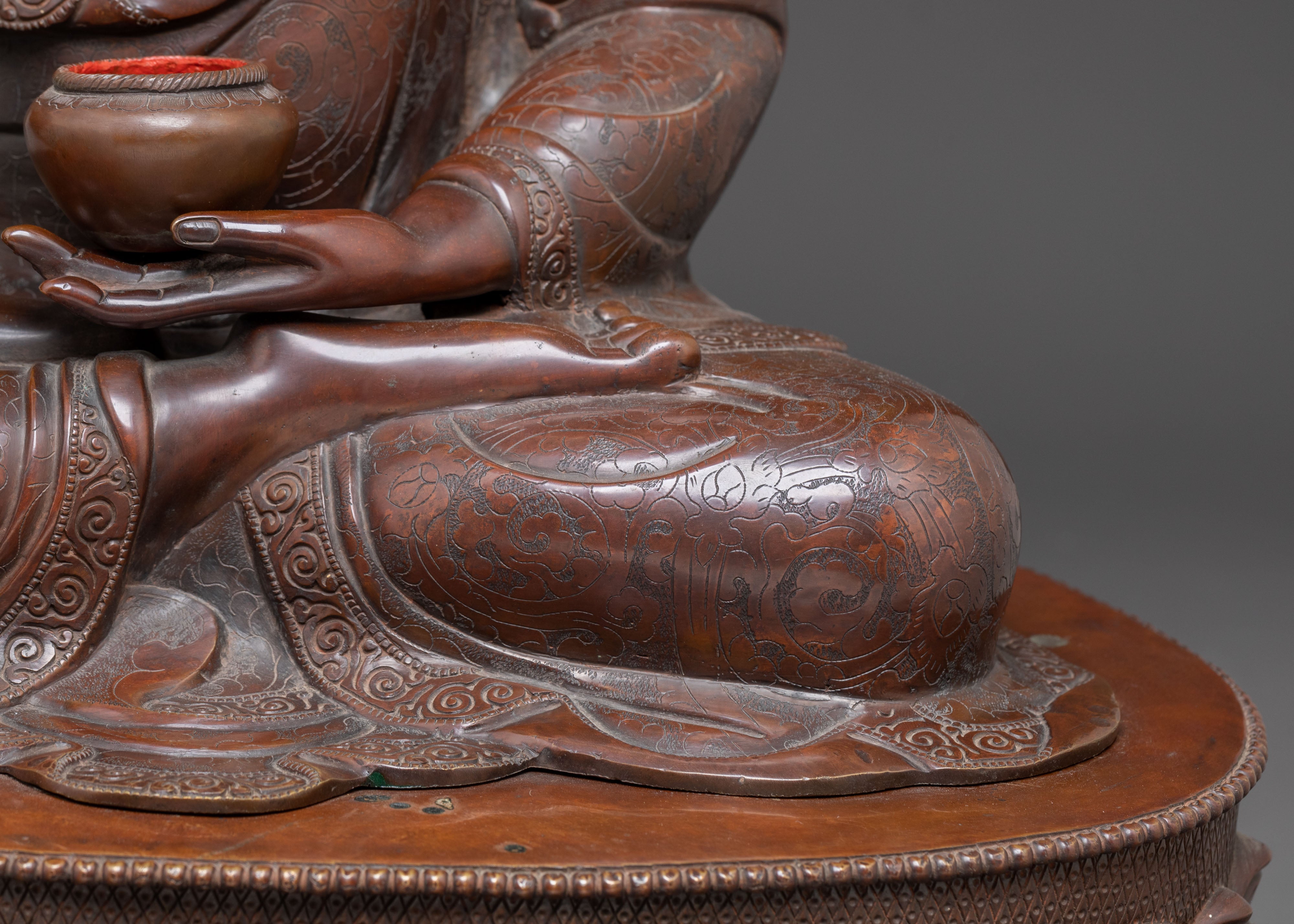 Handmade Tibetan Shakyamuni Buddha Figurine