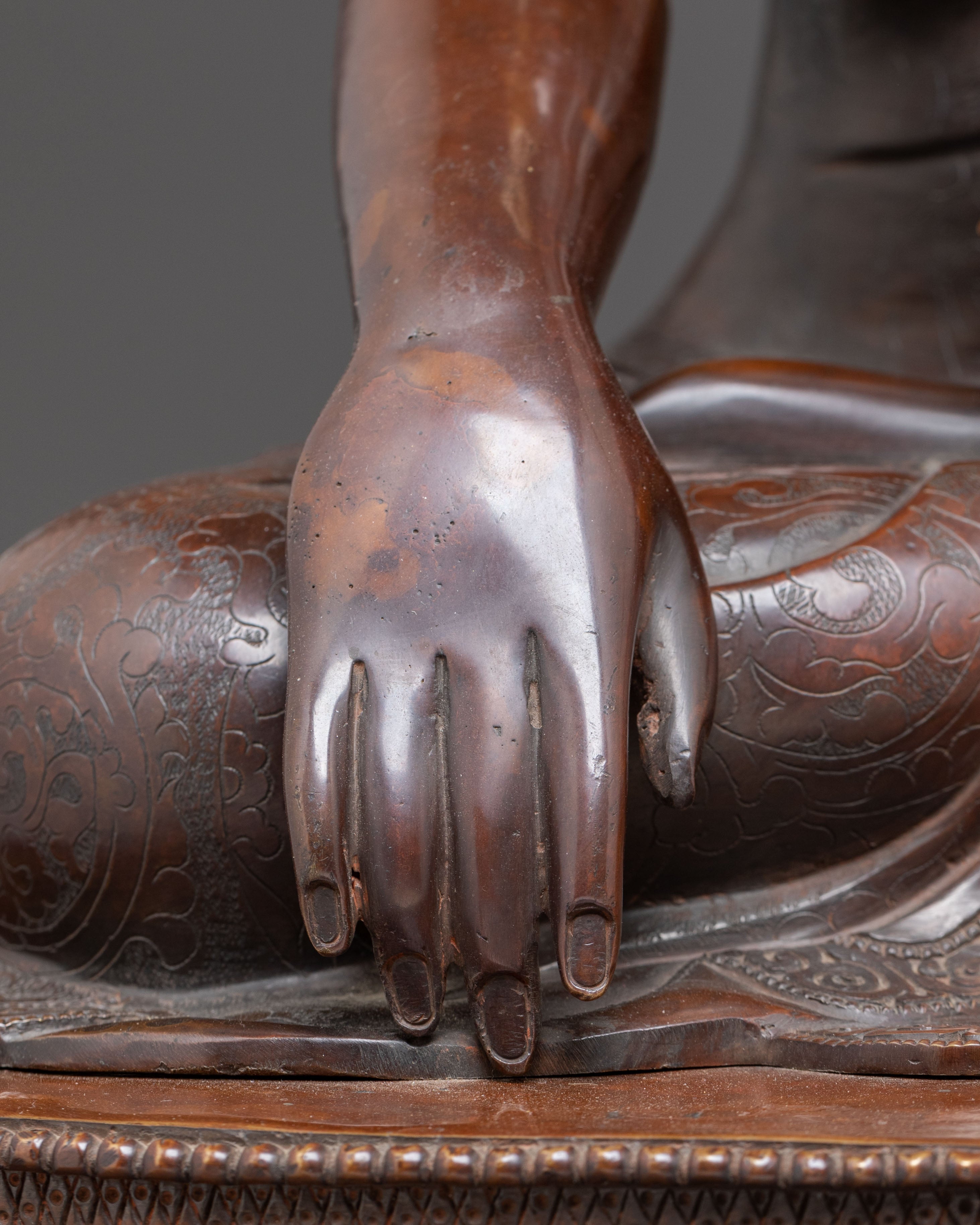 Handmade Tibetan Shakyamuni Buddha Figurine
