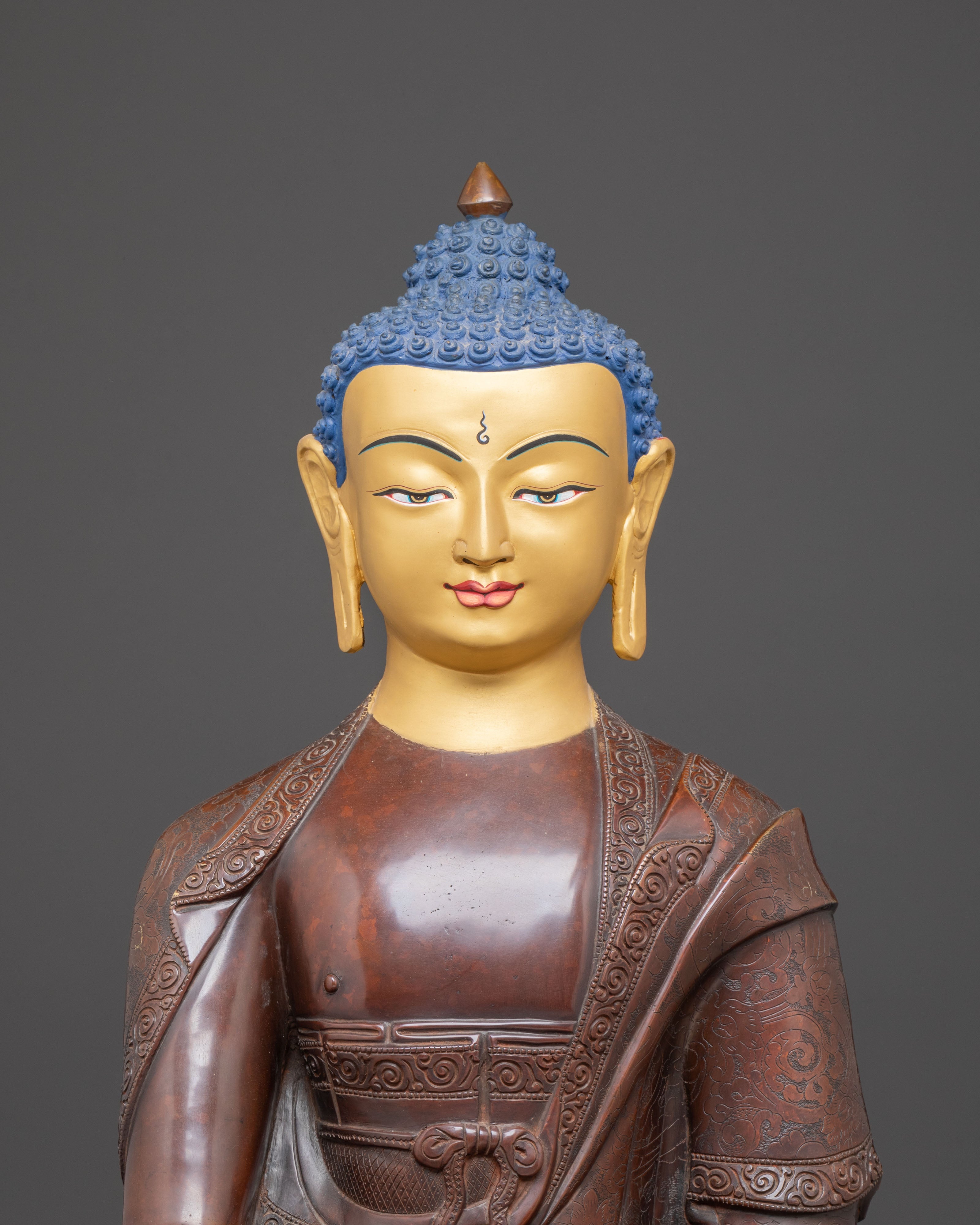 Handmade Tibetan Shakyamuni Buddha Figurine