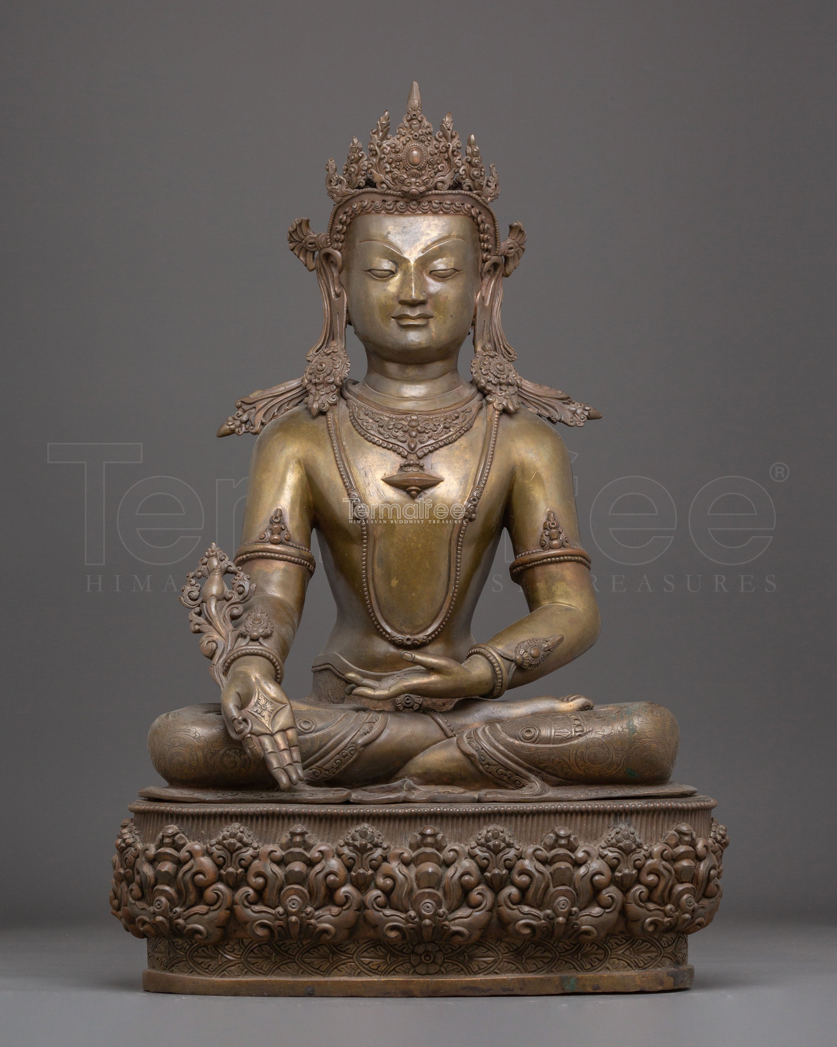 Statue of Medicine Buddha: Divine Spiritual Healing